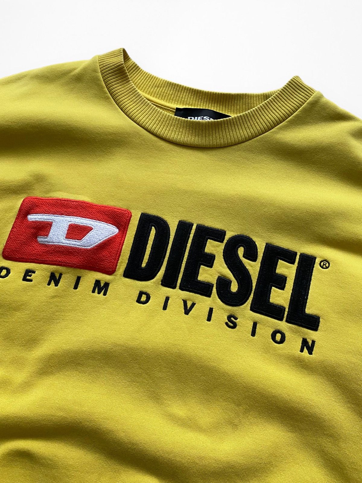 Diesel Diesel yellow brand logo baggy sweatshirt Size US L / EU 52-54 / 3 - 4 Thumbnail