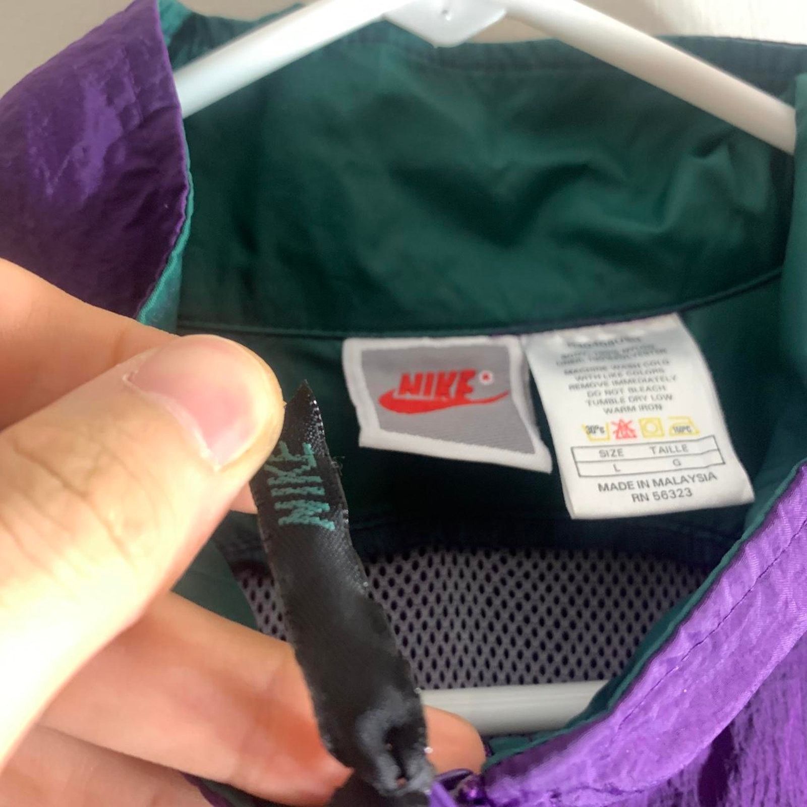 Nike vintage 1993 MEMPHIS ST JUDE CHILDREN’S HOSPITAL windbreaker Size US L / EU 52-54 / 3 - 4 Thumbnail