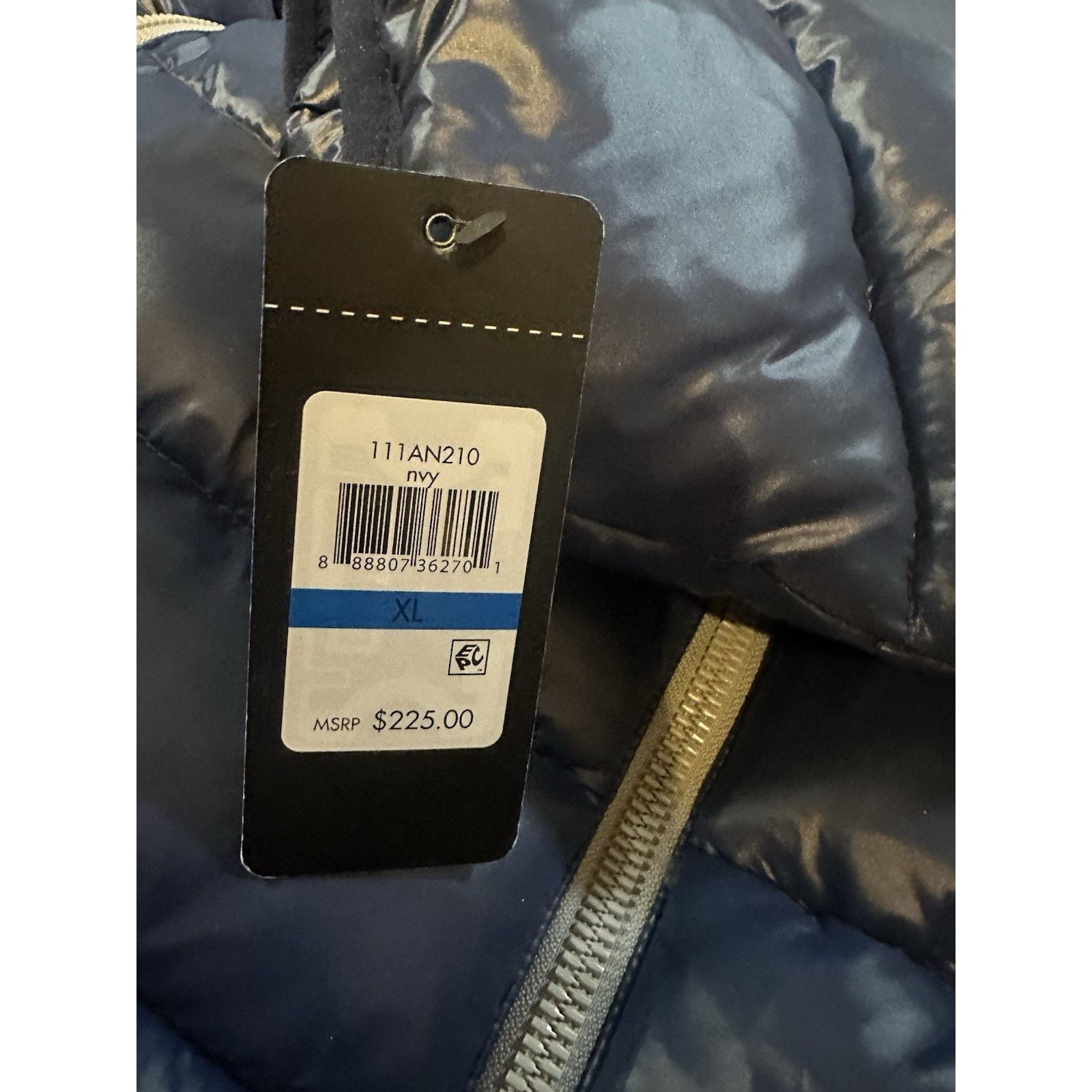 Guess GUESS Men's Mid Weight Hooded Puffer Jacket XL Winter Coat Size US XL / EU 56 / 4 - 4 Thumbnail