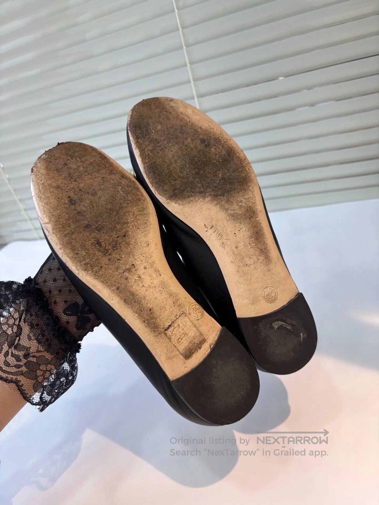 Gucci Gucci Pearl Petal Mary Jane Flats. Size US 4.5 / IT 34.5 - 2 Thumbnail