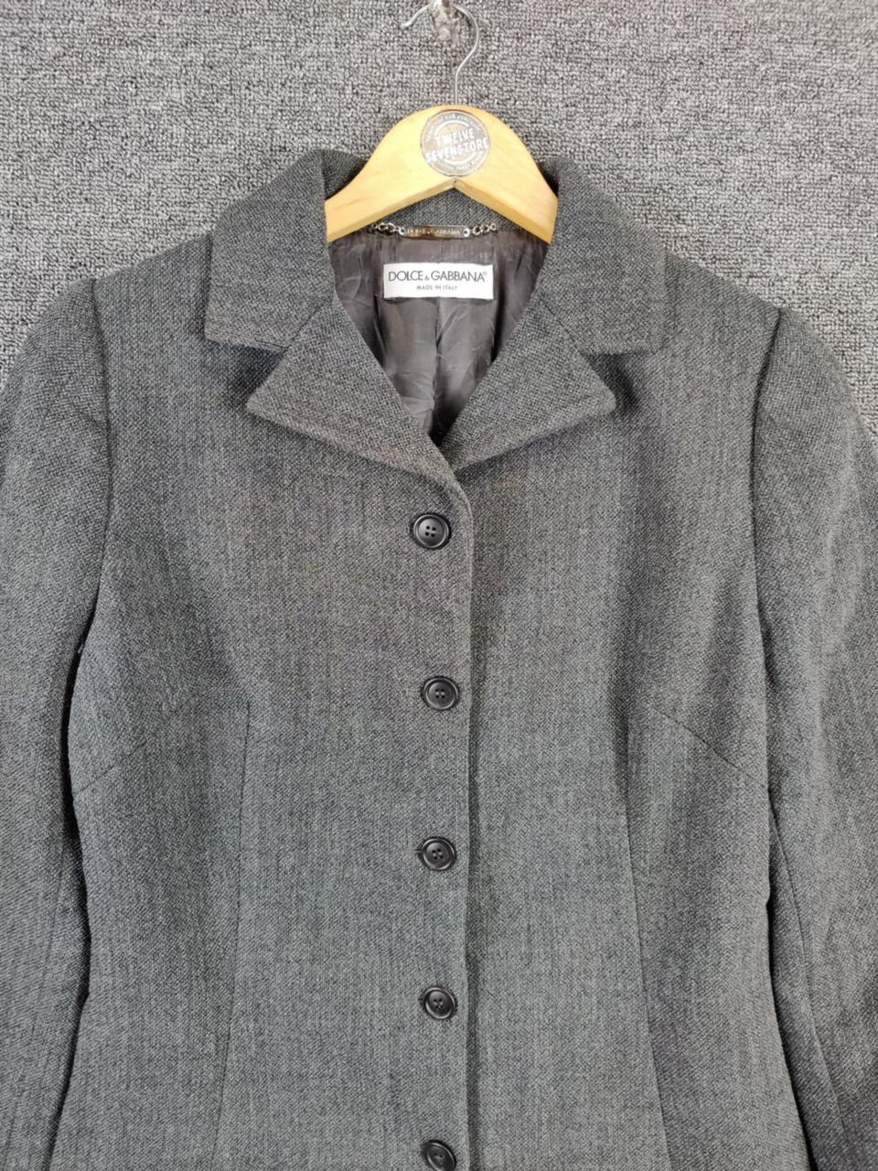 Dolce & Gabbana Vintage Dolce & Gabbana Single Breasted Wool Coat Size US M / EU 48-50 / 2 - 2 Thumbnail