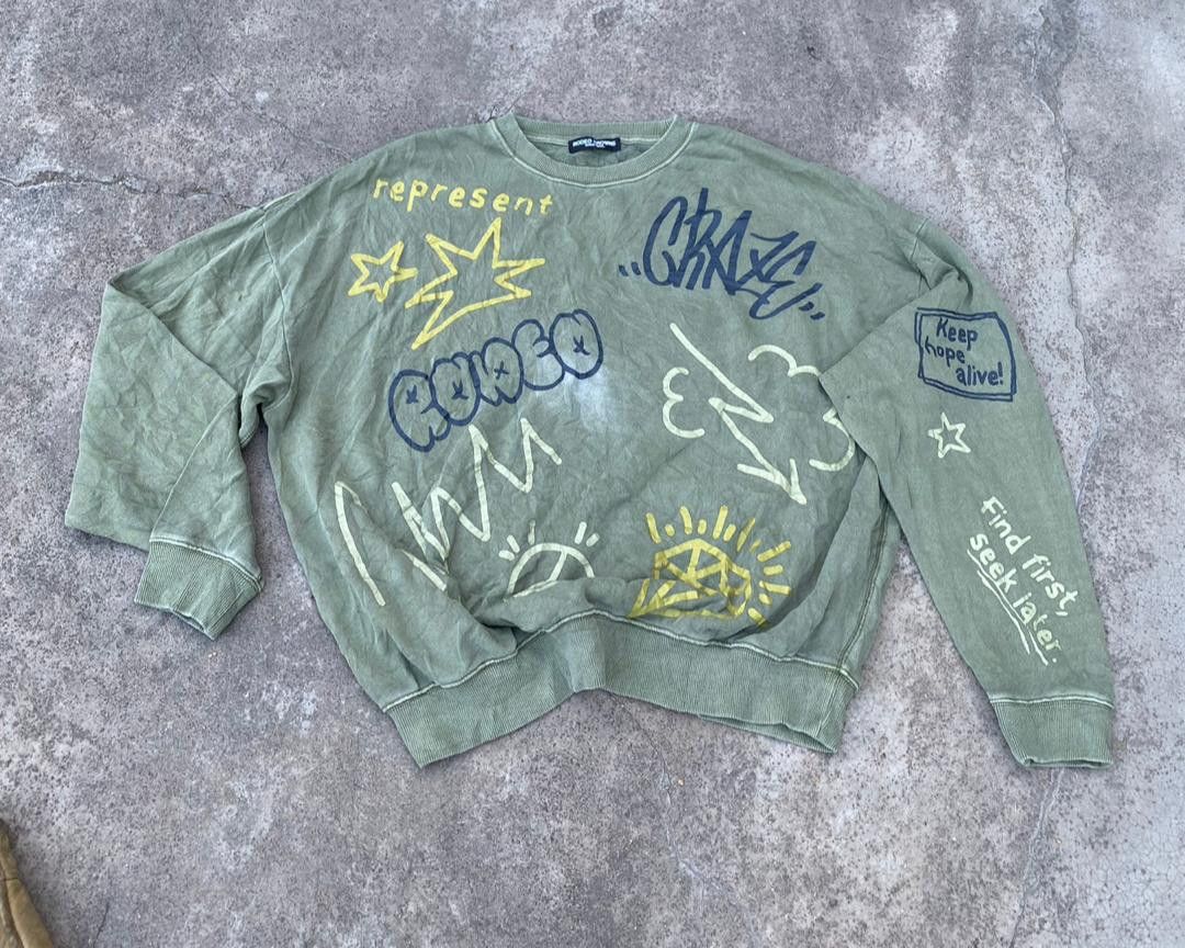 Japanese Brand Rodeo Crowns Fullprint Sweatshirt Size US M / EU 48-50 / 2 - 6 Thumbnail