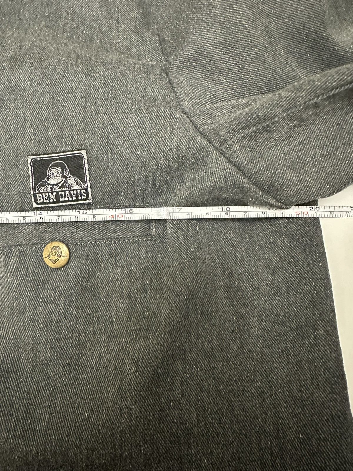 Ben Davis RARE JAPAN BEN DAVIS MEN’S COLLARLESS DENIM JACKET Size US L / EU 52-54 / 3 - 10 Thumbnail