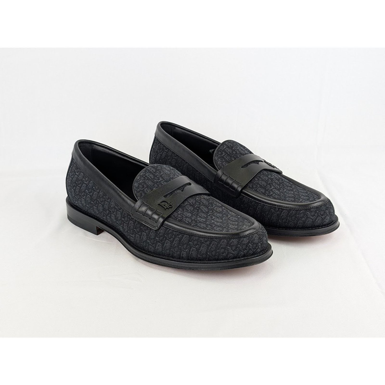 Dior o1rshd1 Granville Loafer Do Jacquard in Black Size US 8 / EU 41 - 10 Thumbnail