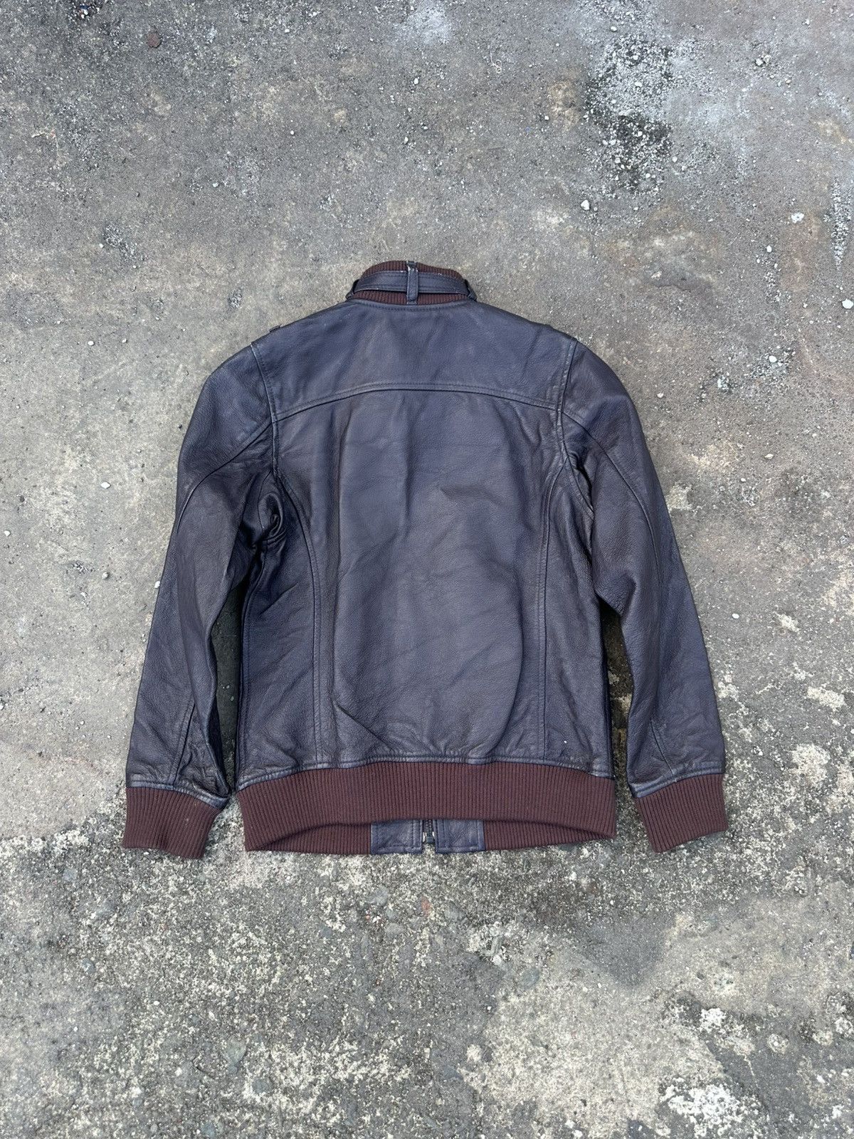 Hysteric Glamour Hysteric Glamour - Leather Flight/Bomber Jacket Size US L / EU 52-54 / 3 - 11 Thumbnail