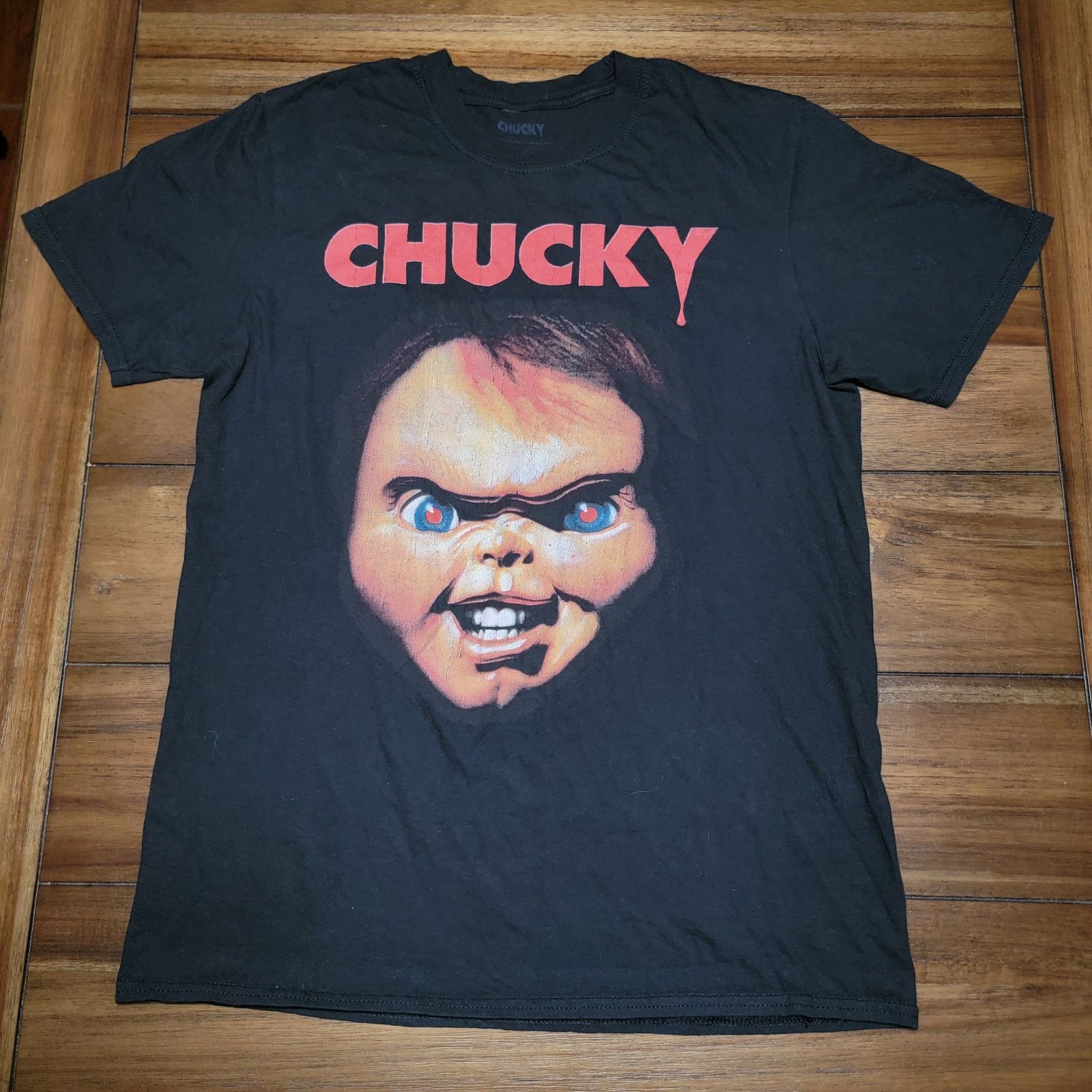 Other Chucky Black Unisex Tee Big Smile - Size Medium Size US M / EU 48-50 / 2 - 1 Thumbnail