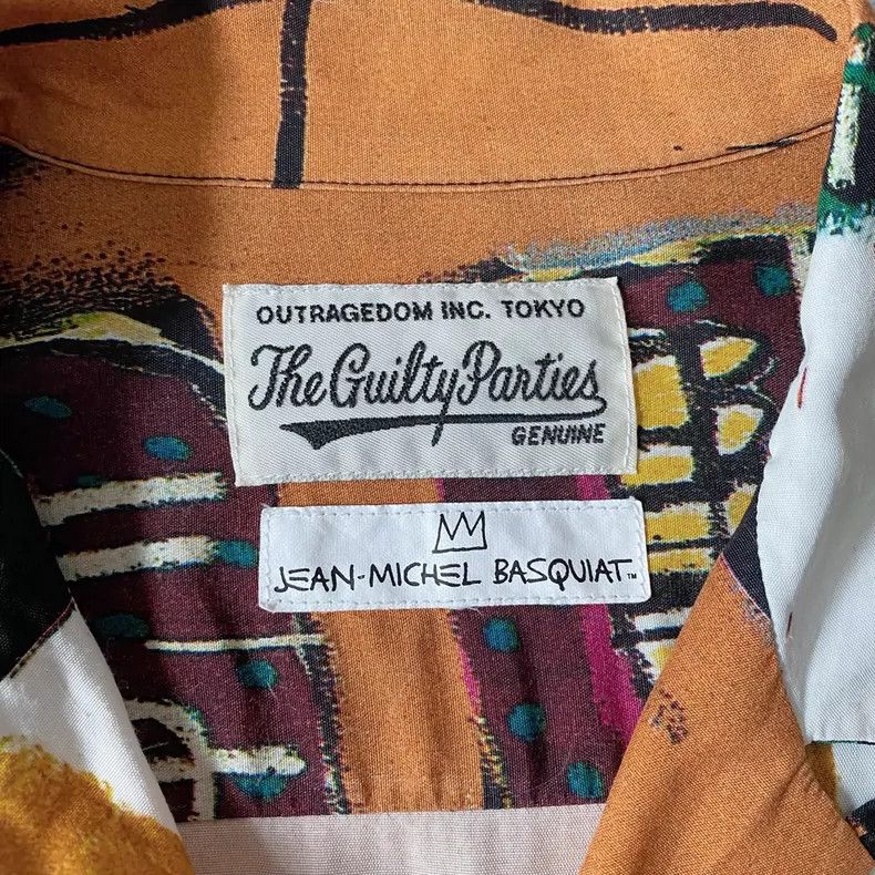 Wacko Maria Wacko Maria Basquiat Hawaiian Yellow拼接Graffiti Short Sleev Size US S / EU 44-46 / 1 - 4 Thumbnail