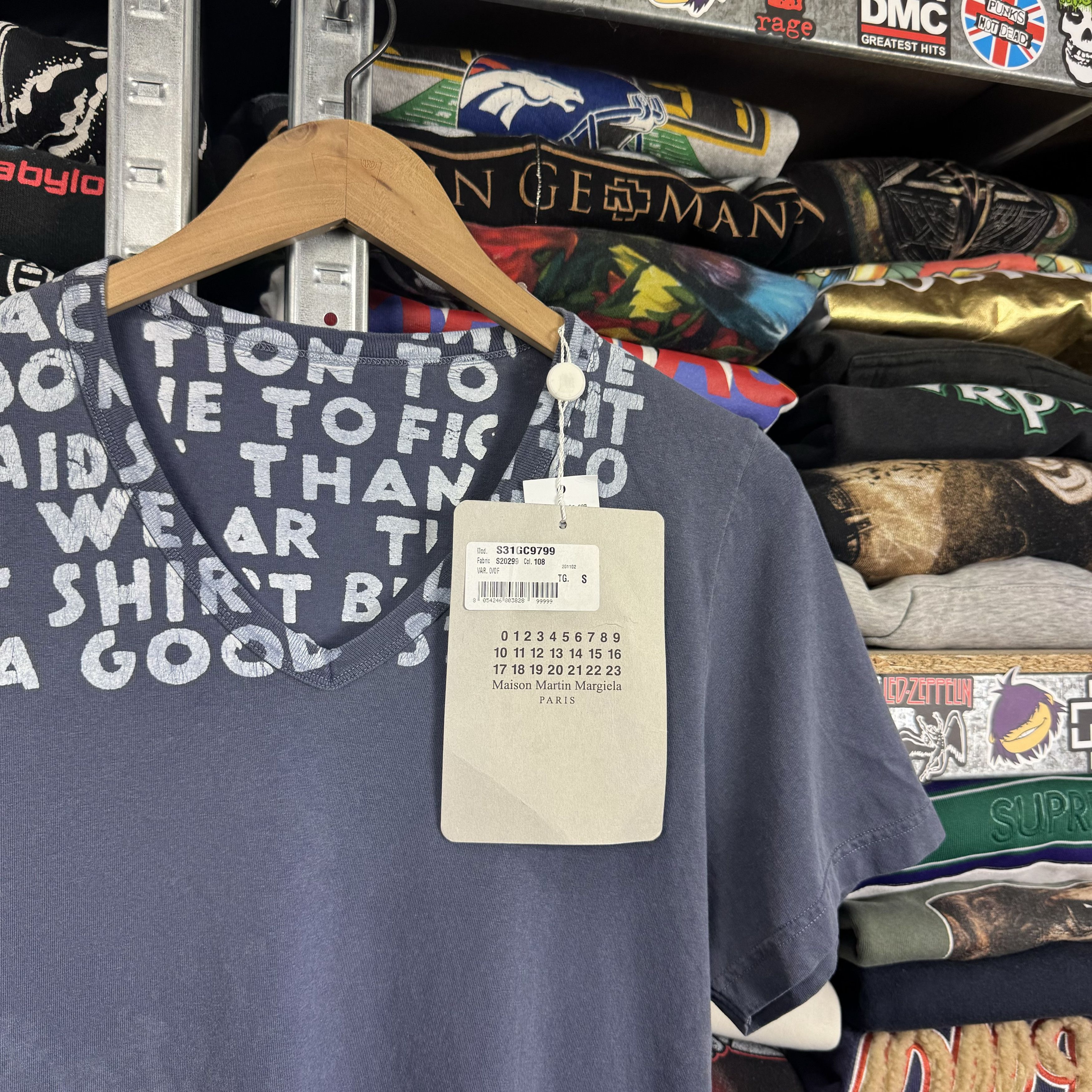 Maison Margiela MAISON MARTIN MARGIELA AIDS AWARENESS GARMENT DYED T-SHIRT Size US S / EU 44-46 / 1 - 4 Thumbnail