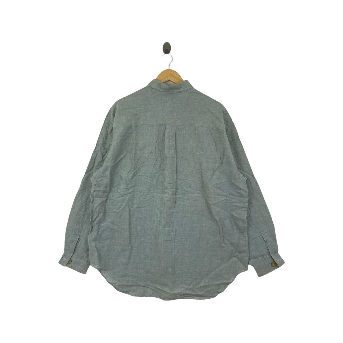 Emporio Armani EMPORIO ARMANI Italian Brand Grey Button Up Casual Shirt Size US L / EU 52-54 / 3 - 3 Thumbnail