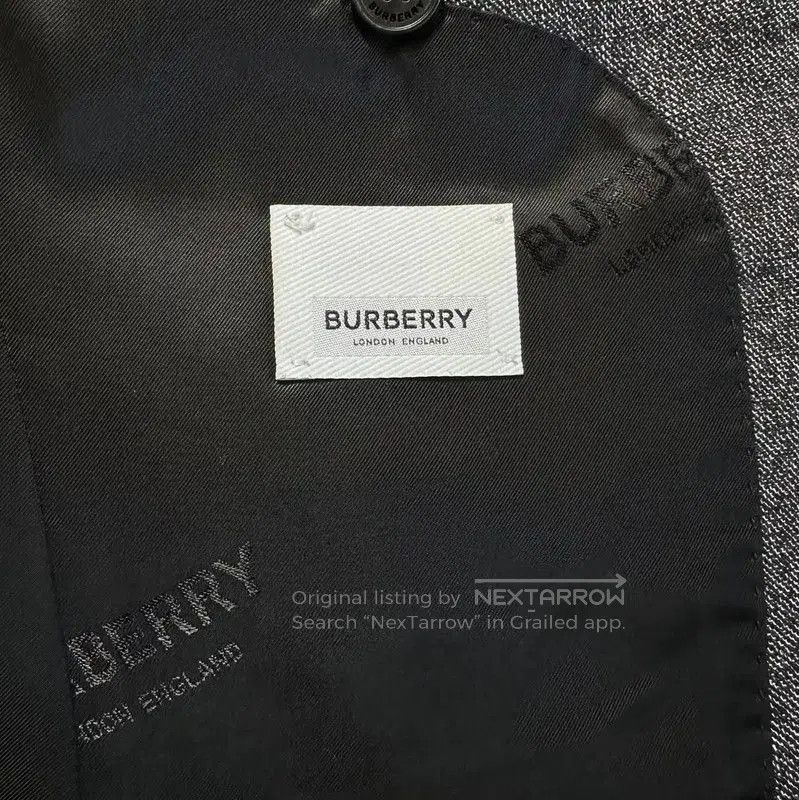 Burberry Burberry Men's Gray Wool Blend Long Coat. Size US S / EU 44-46 / 1 - 7 Thumbnail