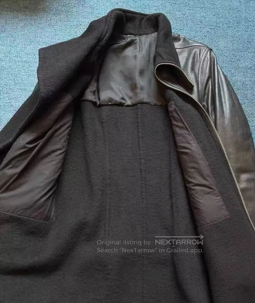 Rick Owens Rick Owens Leather and Fur Jacket. Size US M / EU 48-50 / 2 - 5 Thumbnail