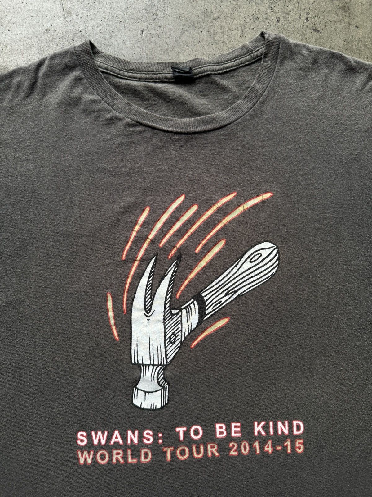 Vintage VTG 2014 Swans To Be Kind Band Tee Shirt Tour Greed Filth Size US L / EU 52-54 / 3 - 1 Thumbnail