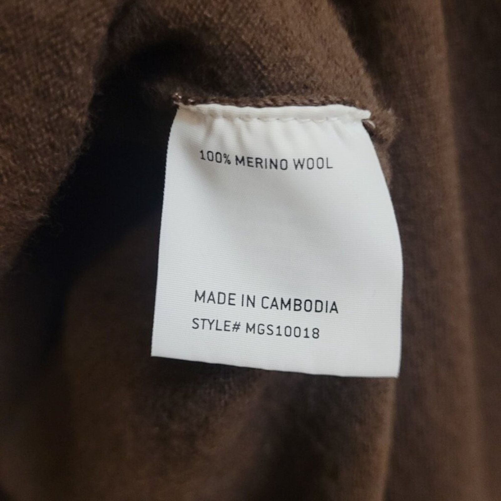 Common Projects The Commons Wool Sweater Brown - Size L (Runs Smaller) Size US L / EU 52-54 / 3 - 4 Thumbnail