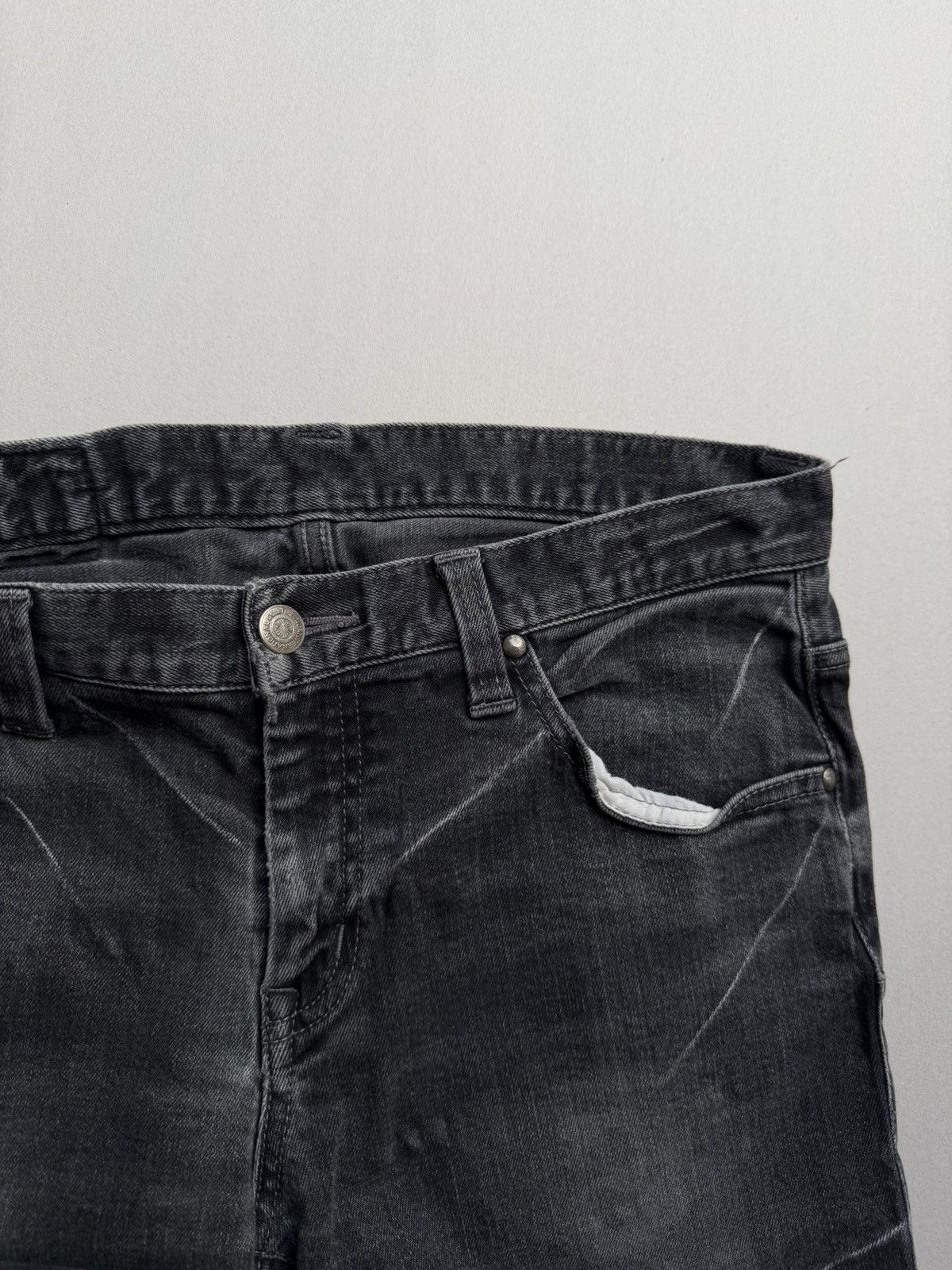 Japanese Brand lace up flare jeans Size US 27 - 4 Thumbnail