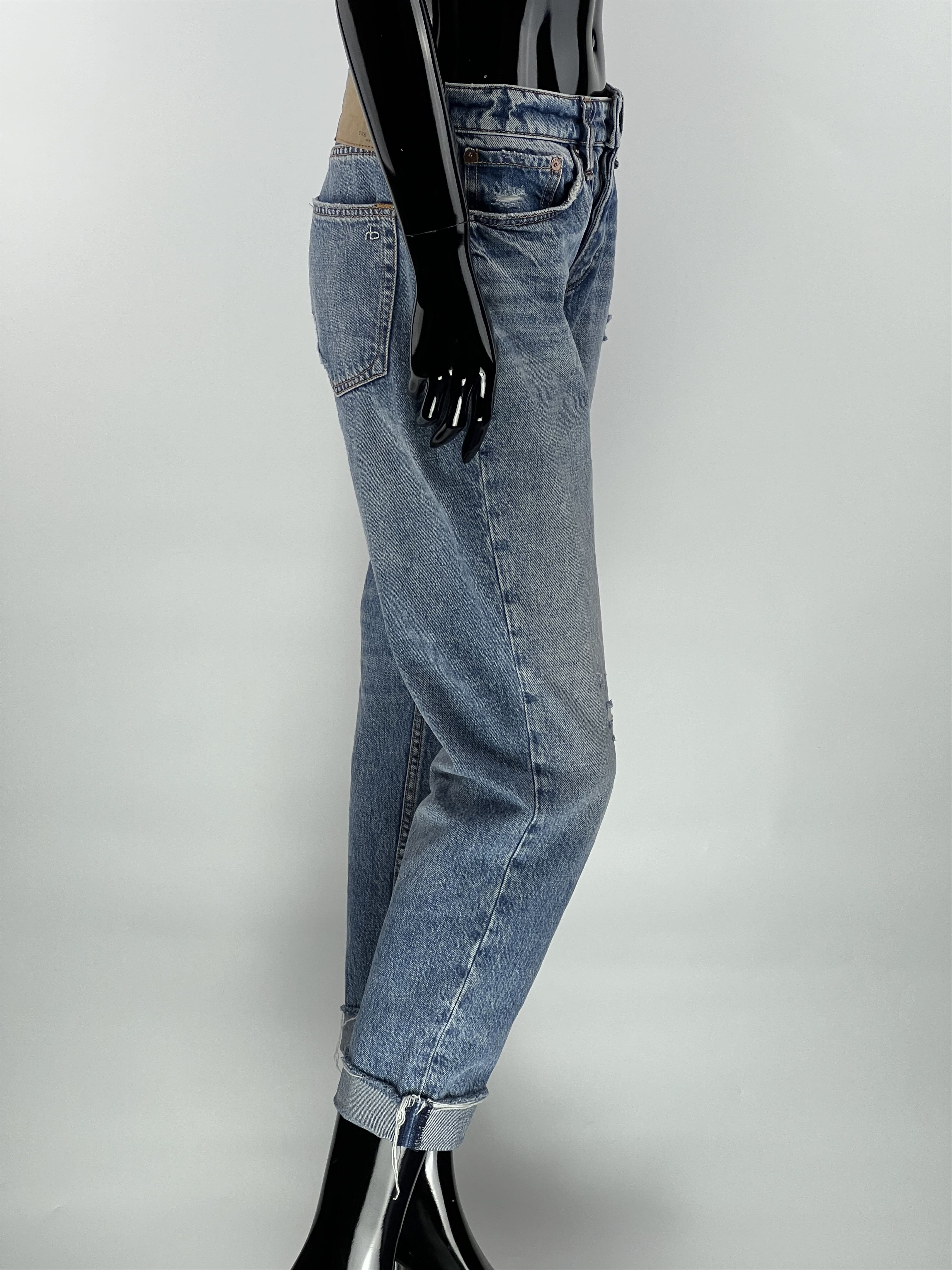 Rag & Bone Rag Bone Women's Boyfriend Ankle Jeans Size 25 Size 25" / US 0 / IT 36 - 2 Thumbnail