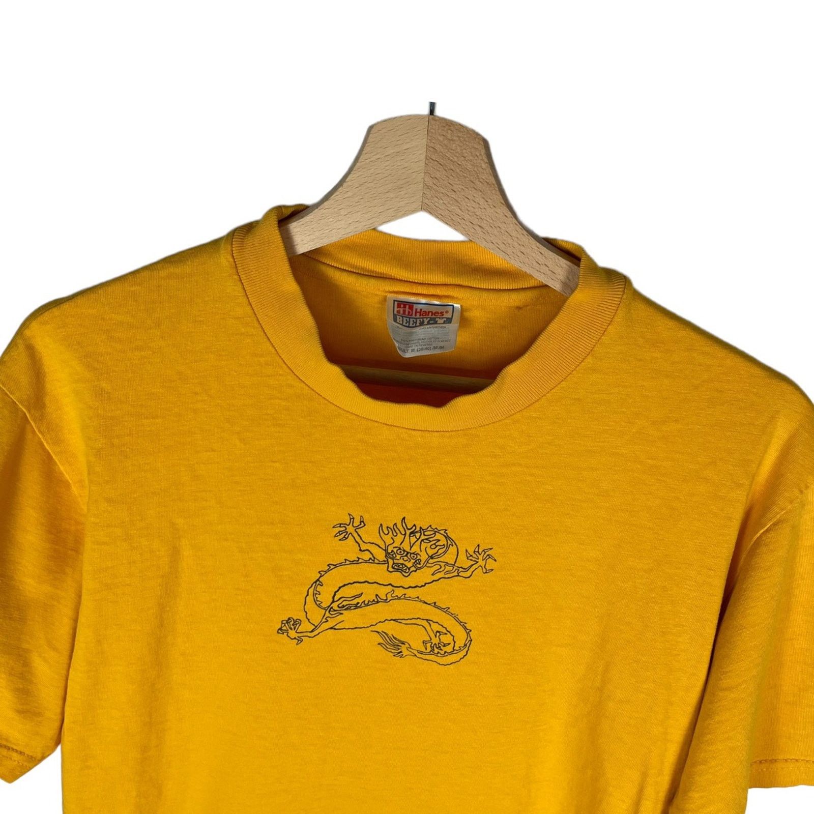 Hanes BRUCE LEE T SHIRT VINTAGE HANES COLOUR YELLOW SIZE M LEGEND Size US M / EU 48-50 / 2 - 4 Thumbnail