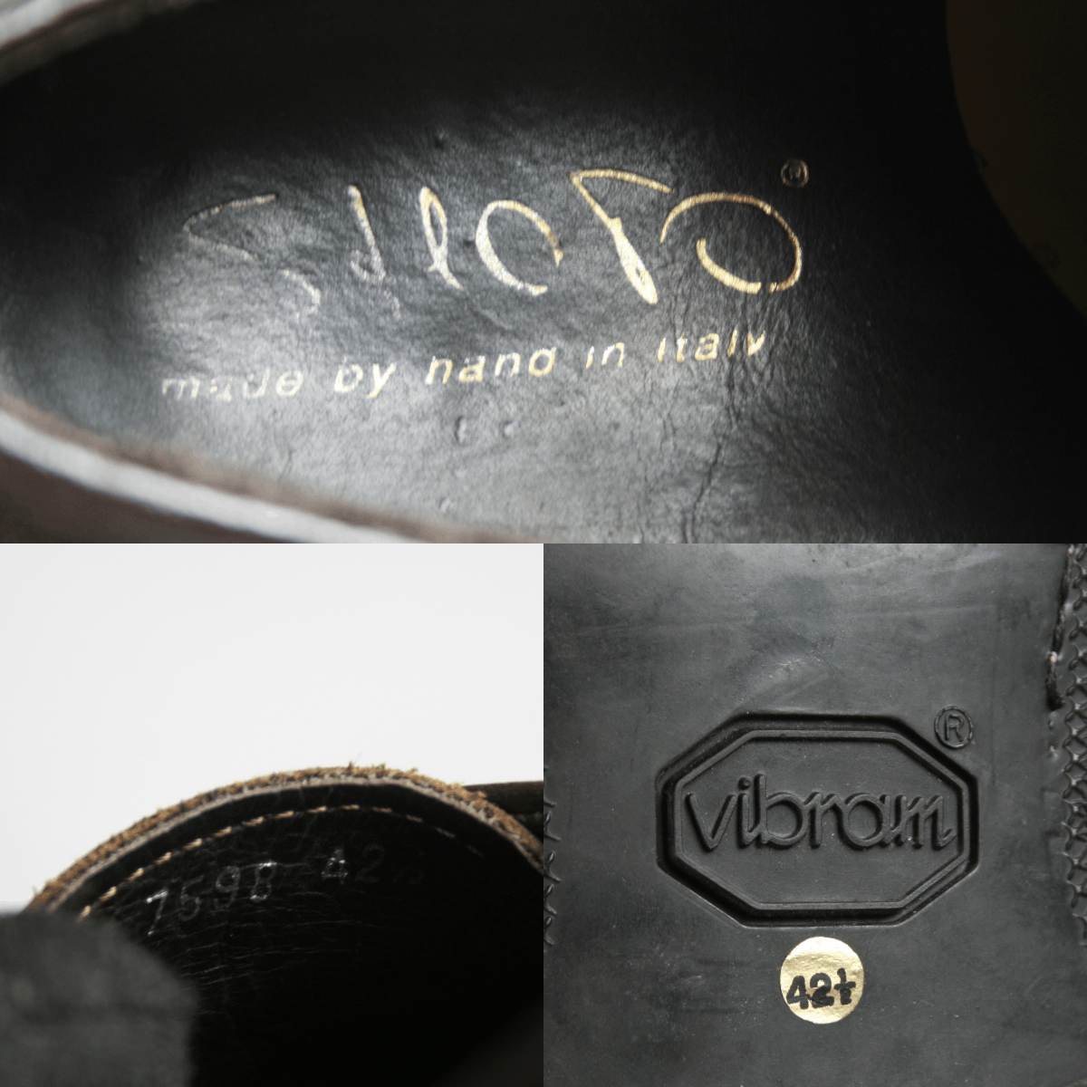 Shoto Avant-Garde Leather Derby Hand Made In Italy Size US 9.5 / EU 42-43 - 12 Thumbnail