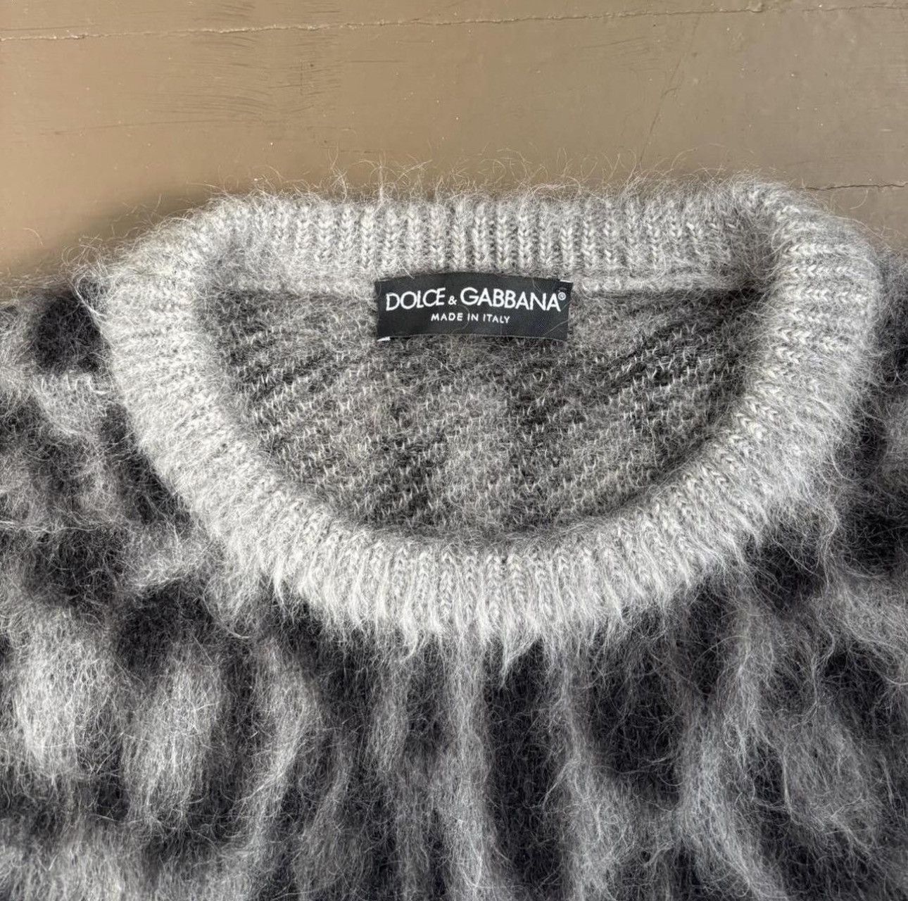 Dolce & Gabbana Dolce & Gabbana leopard print mohair sweater Size US XL / EU 56 / 4 - 3 Thumbnail