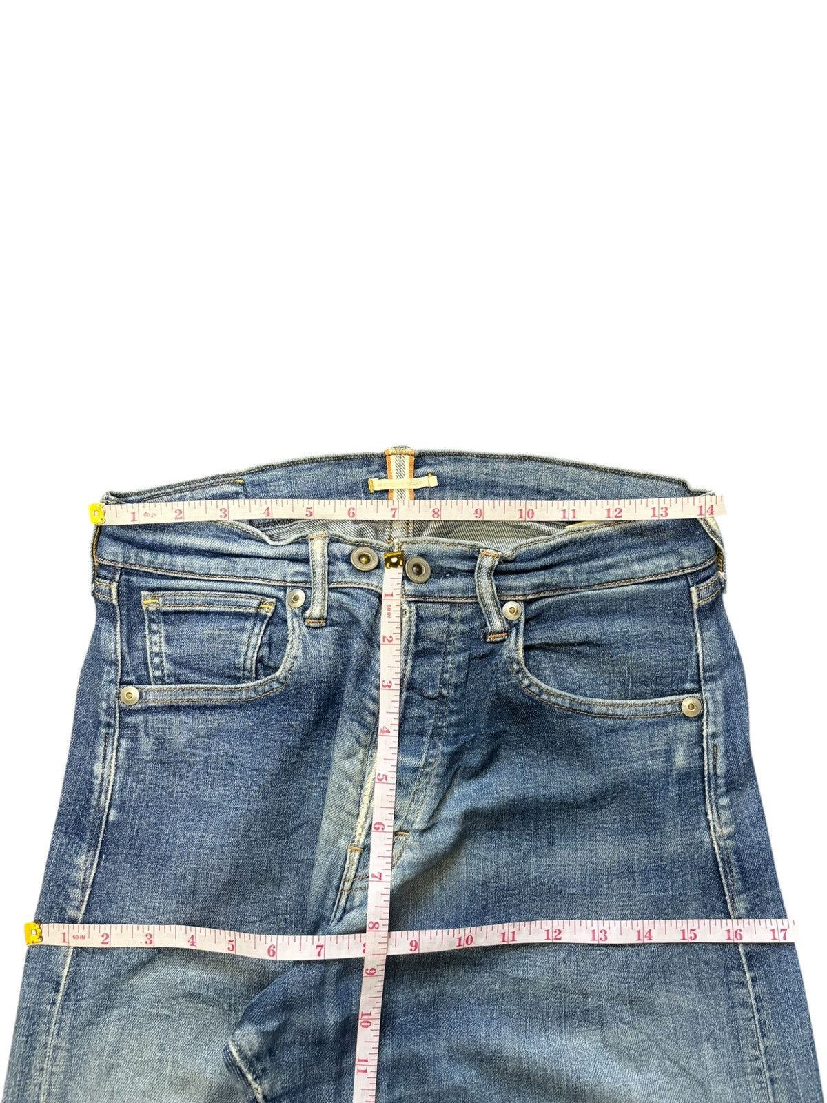 Edwin Vintage Deepers Wear Selvedge Distressed Jeans Size US 28 / EU 44 - 6 Thumbnail