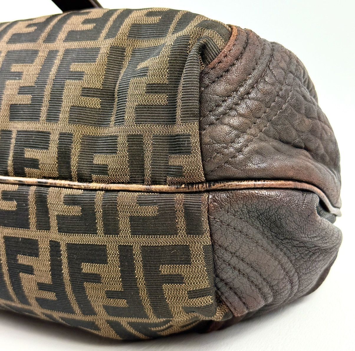 Fendi Fendi - 2000’s - Tortoise - FF - Tabacco - Zucca - Small Spy Size ONE SIZE - 14 Thumbnail