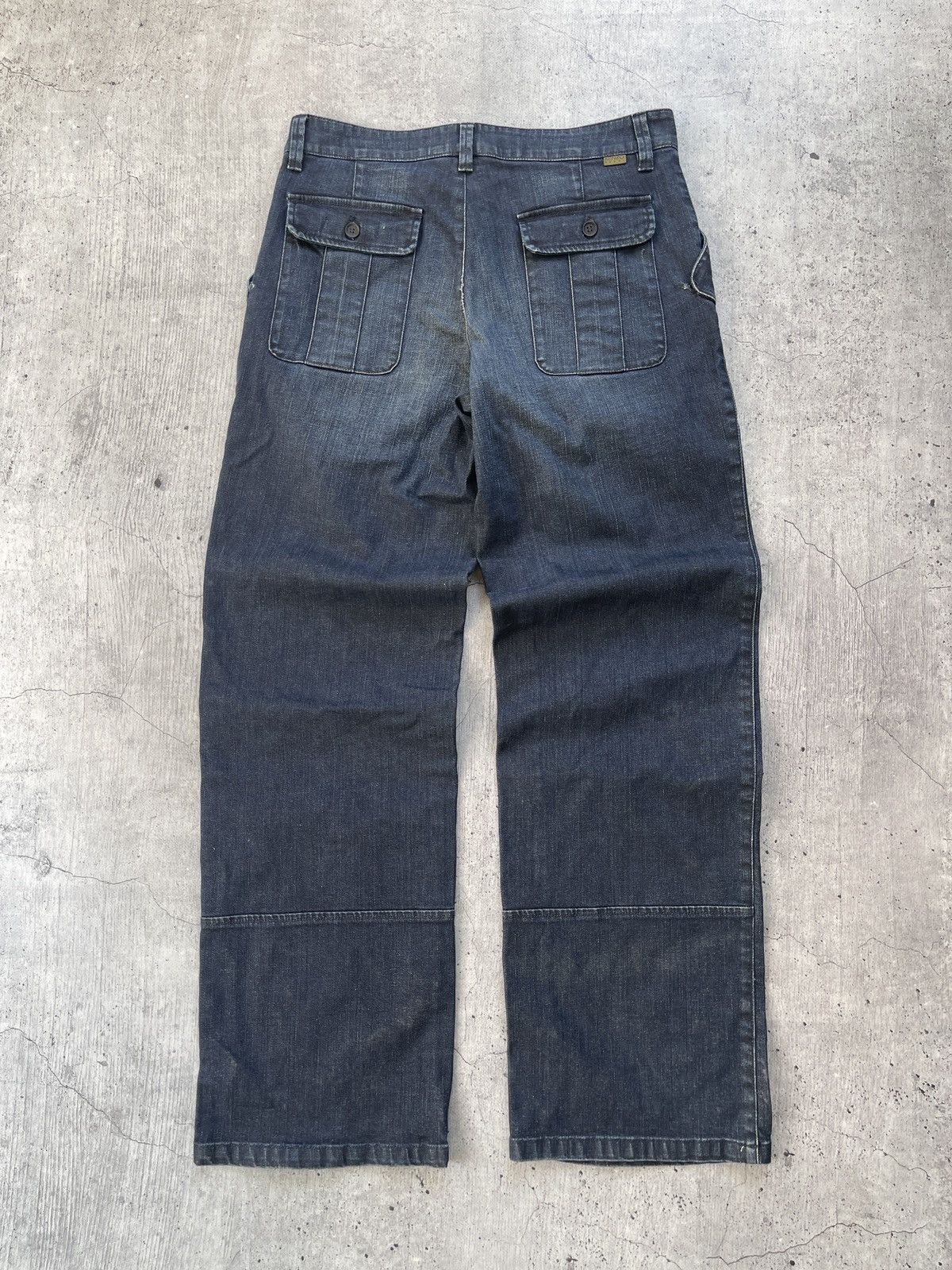 Kenzo × Vintage vintage kenzo jeans nice design distressed denim Size US 33 - 1 Thumbnail