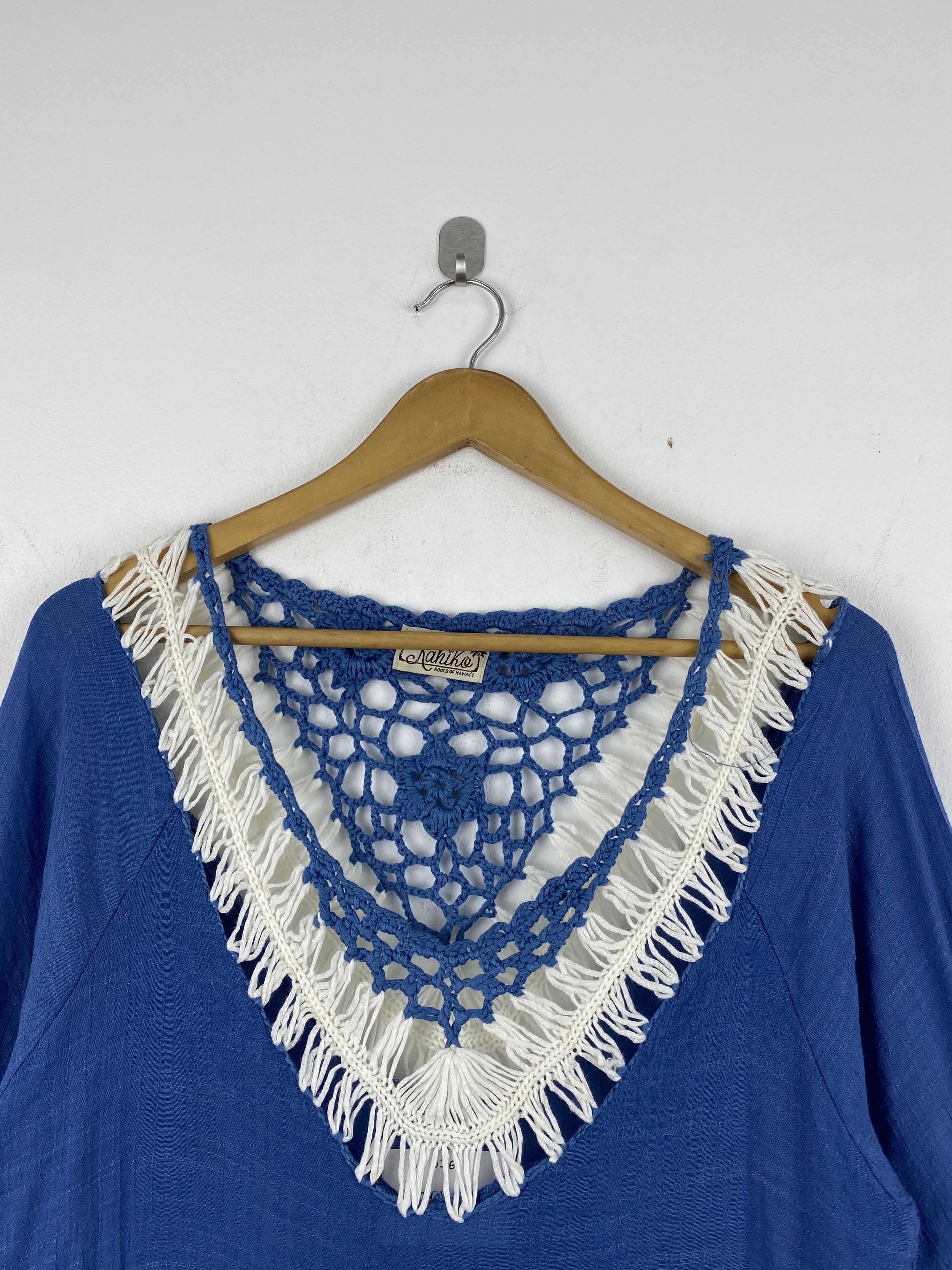 Vintage Vintage Hawaiian Crochet Short Sleeve Size US XS / EU 42 / 0 - 10 Thumbnail