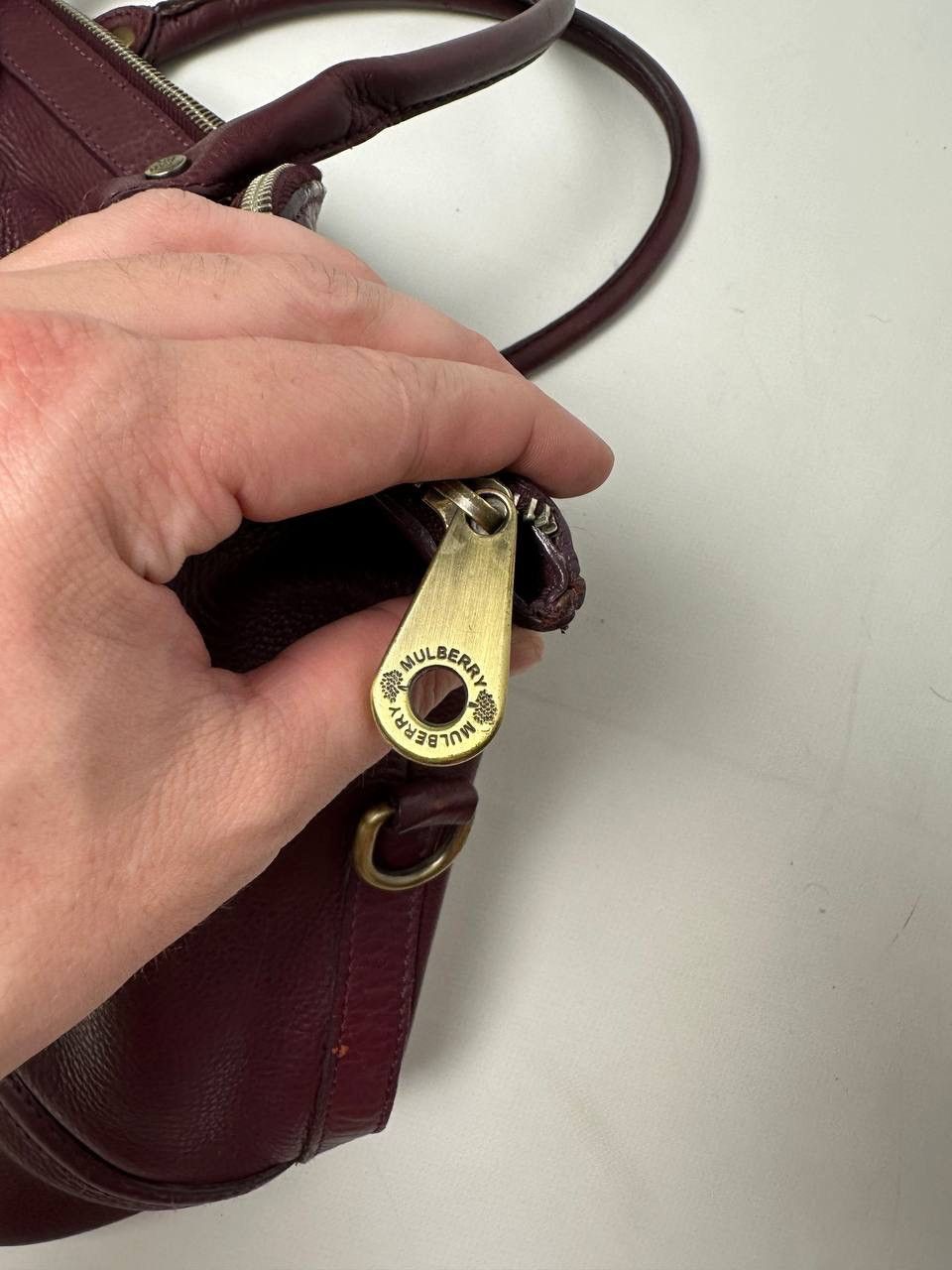 Mulberry Vintage Mulberry Leather Cherry Bag 00s Size ONE SIZE - 12 Thumbnail