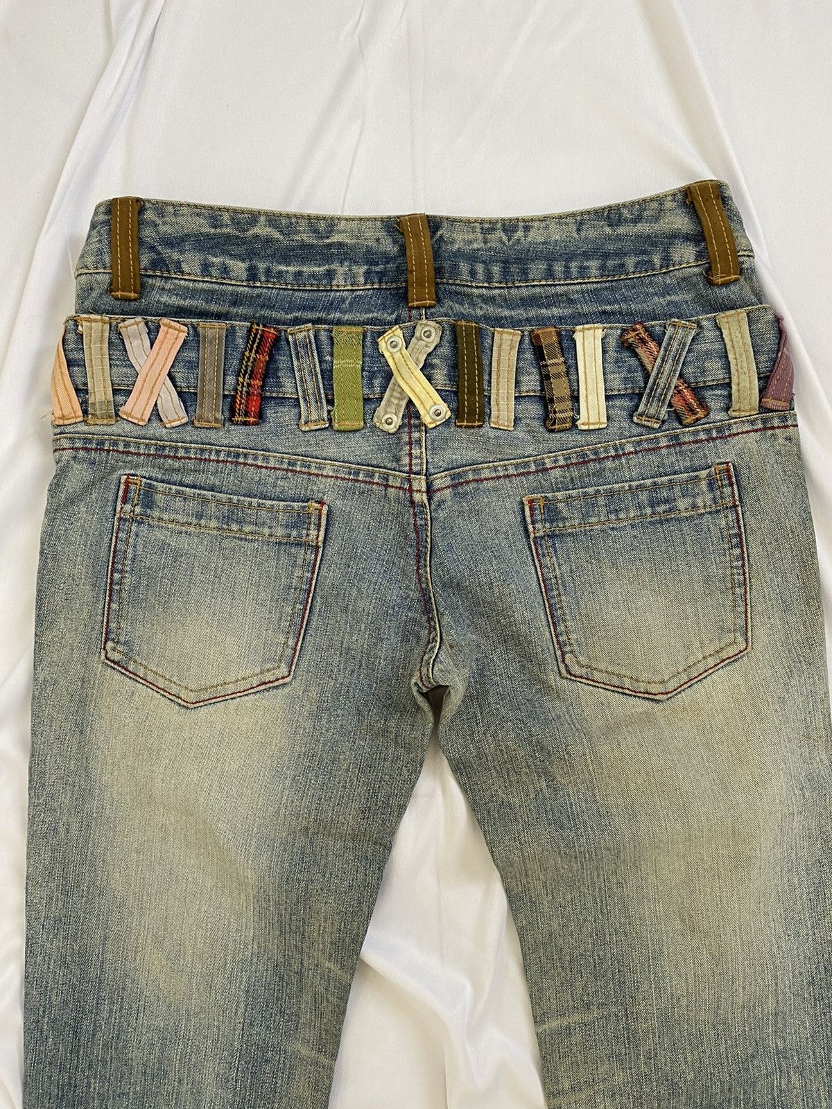 Le Grande Bleu (L.G.B.) clef de sol flare double waist jeans pant Size US 30 / EU 46 - 7 Thumbnail