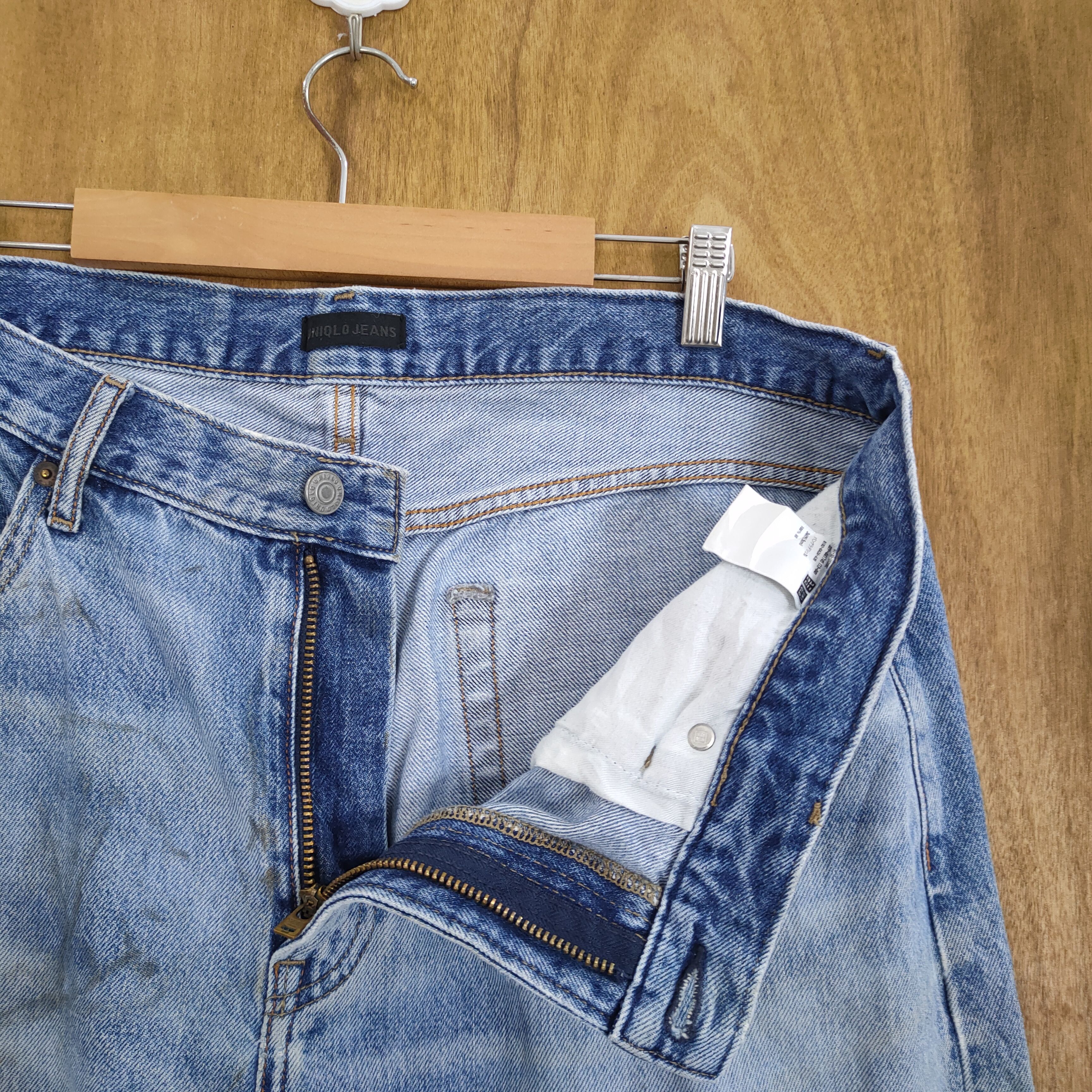 Japanese Brand 36×30 💥 VINTAGE JAPAN BLUE JEAN DENIM PANTS Size US 36 / EU 52 - 3 Thumbnail