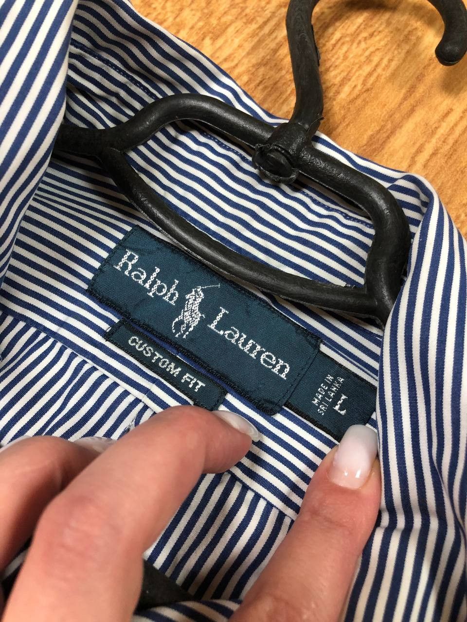 Polo Ralph Lauren × Ralph Lauren × Vintage Vintage Shirt Button Up Polo Ralph Lauren Luxury Tee🎠 Size US L / EU 52-54 / 3 - 12 Thumbnail