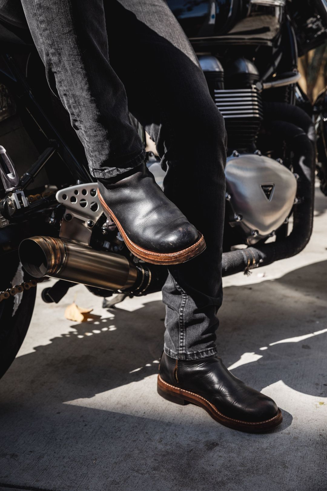 Rolling Dub Trio RDT CASPER SIDE ZIP BOOT - BLACK OIL - Size