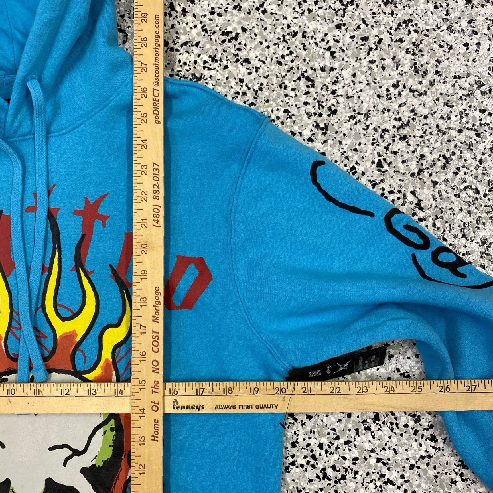 Ed Hardy Ed Hardy Hoodie Mens Medium Blue Skull Flames Tattoo Pullover Sweatshirt NWT Size US M / EU 48-50 / 2 - 3 Thumbnail