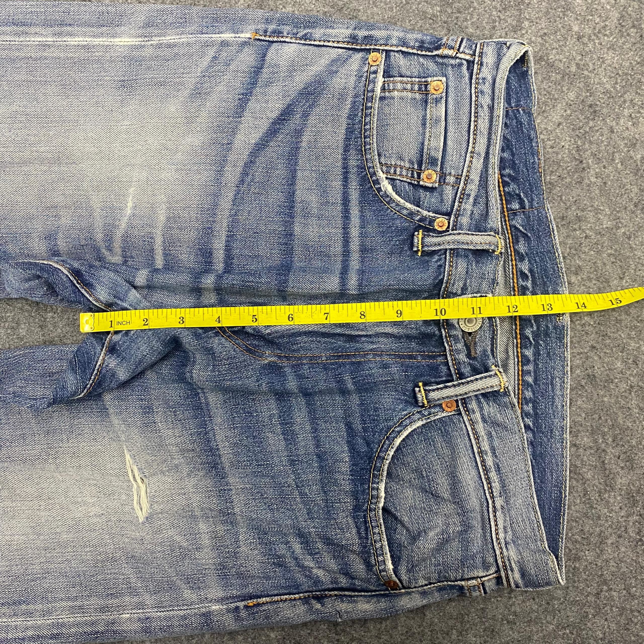 Levi's 💥Best Offer💥Vintage Levis 505 Distressed Denim Size US 30 / EU 46 - 7 Thumbnail