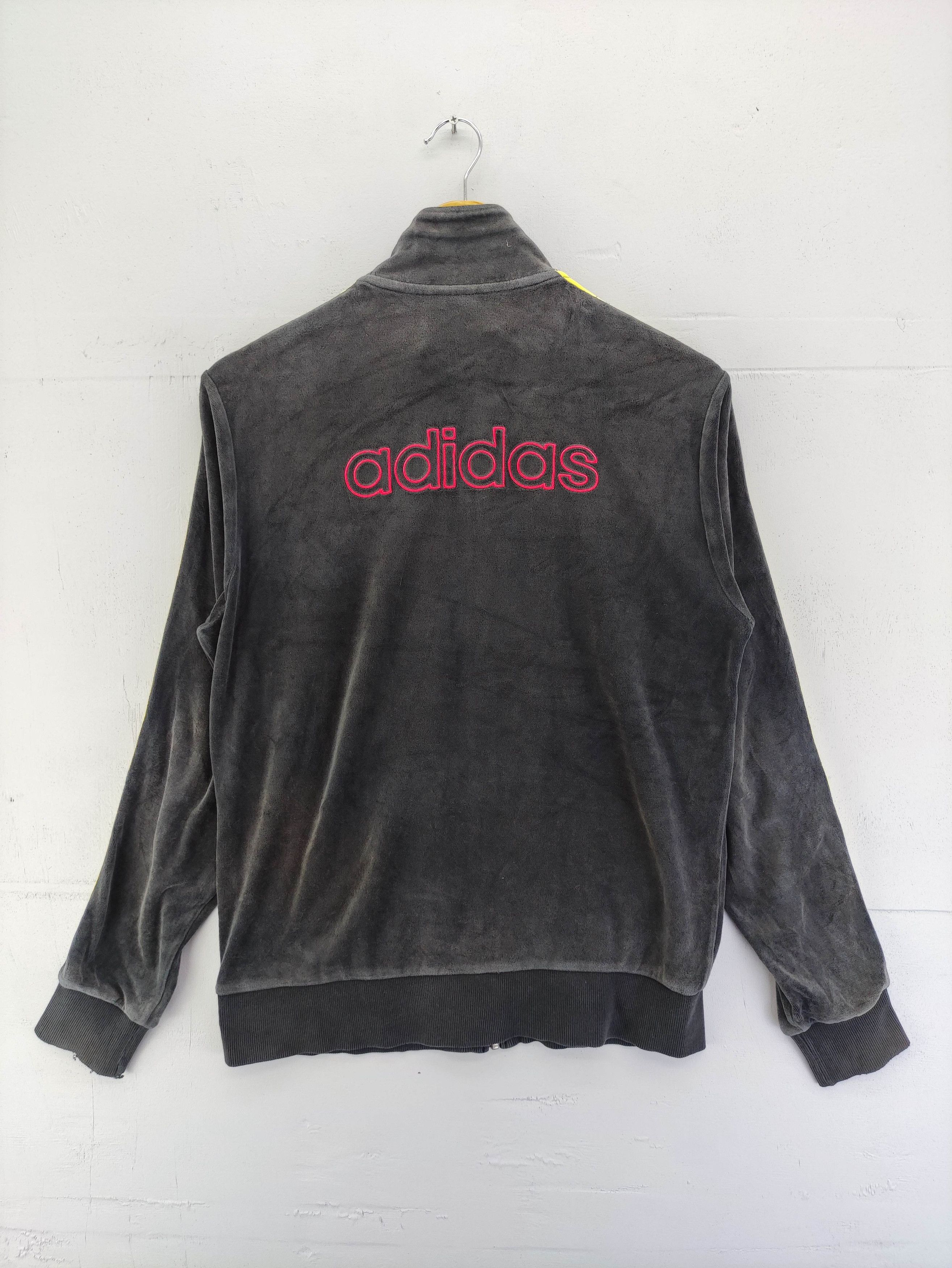 Adidas Adidas Neo Velvet Sweater Zipper 3 Striped On Sleeve Size US S / EU 44-46 / 1 - 11 Thumbnail