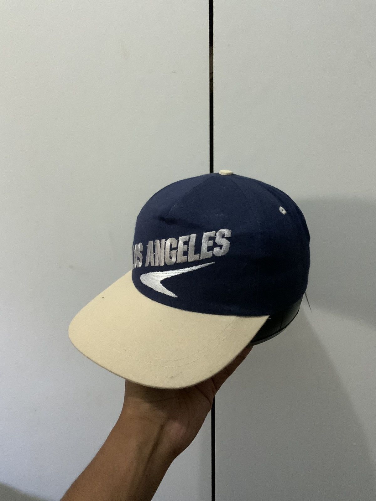 Vintage Los Angeles Embroidery Indigo Hat Size ONE SIZE - 2 Thumbnail