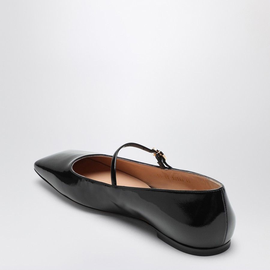 Gianvito Rossi o1d2blof0824 Ballerina in Black Size US 6.5 / IT 36.5 - 3 Thumbnail