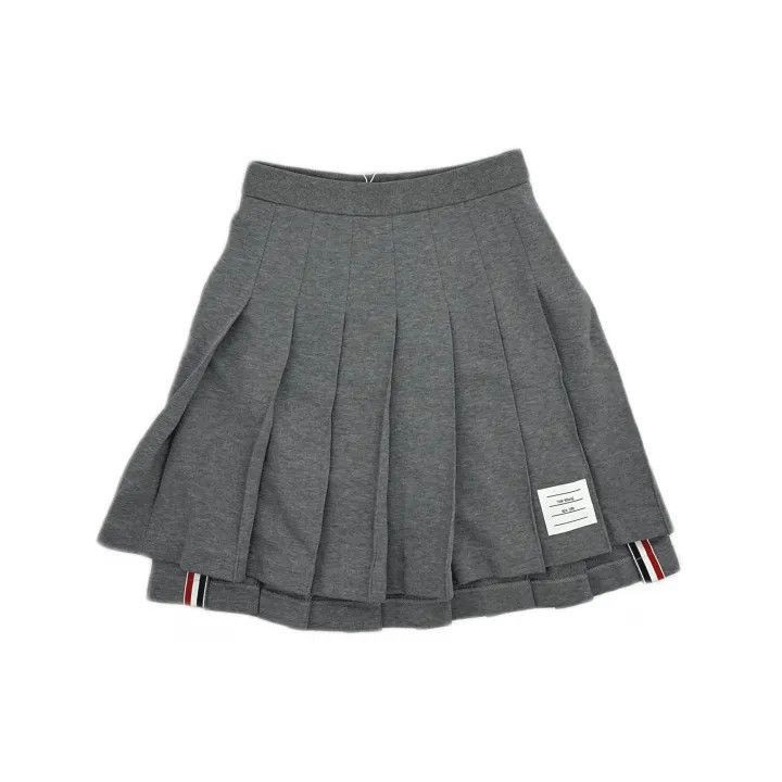 Thom Browne Thom Browne Gray Pleated Short Skirt -2507 Size US 40 / EU 56 - 2 Thumbnail