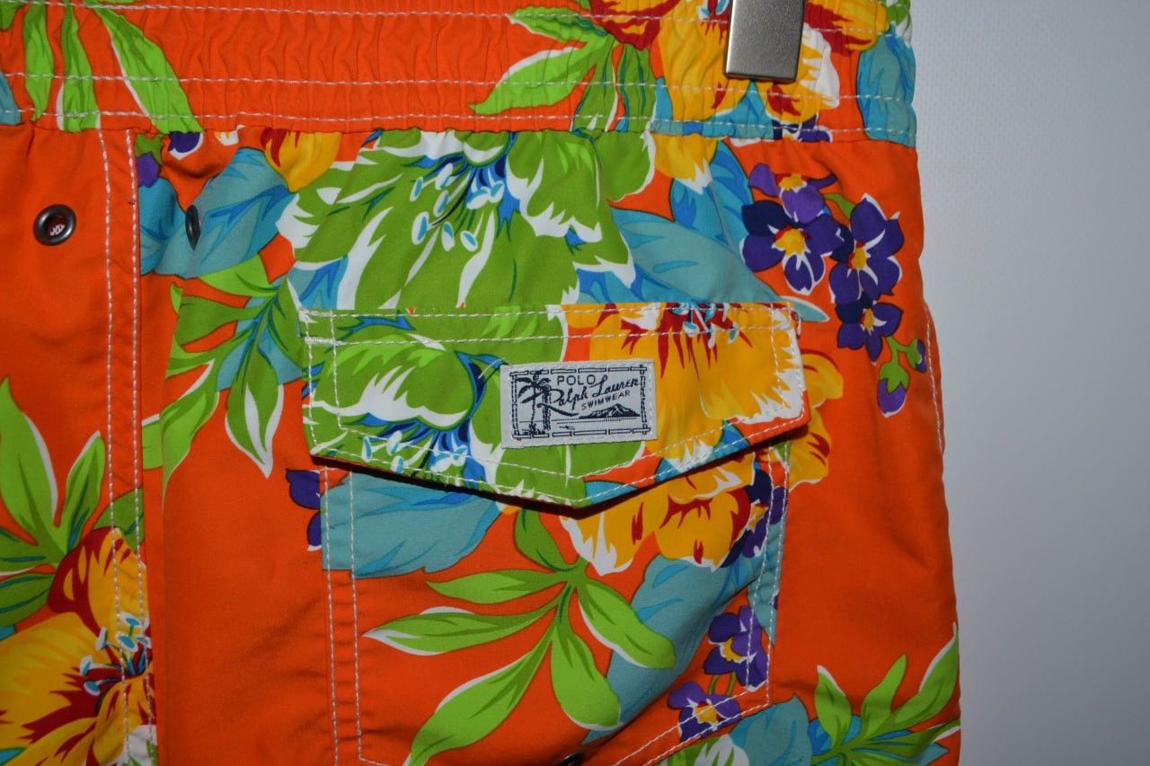 Polo Ralph Lauren Polo Ralph Lauren Mens Hawaiian Floral Swim Trunks Shorts Size US 32 / EU 48 - 5 Thumbnail