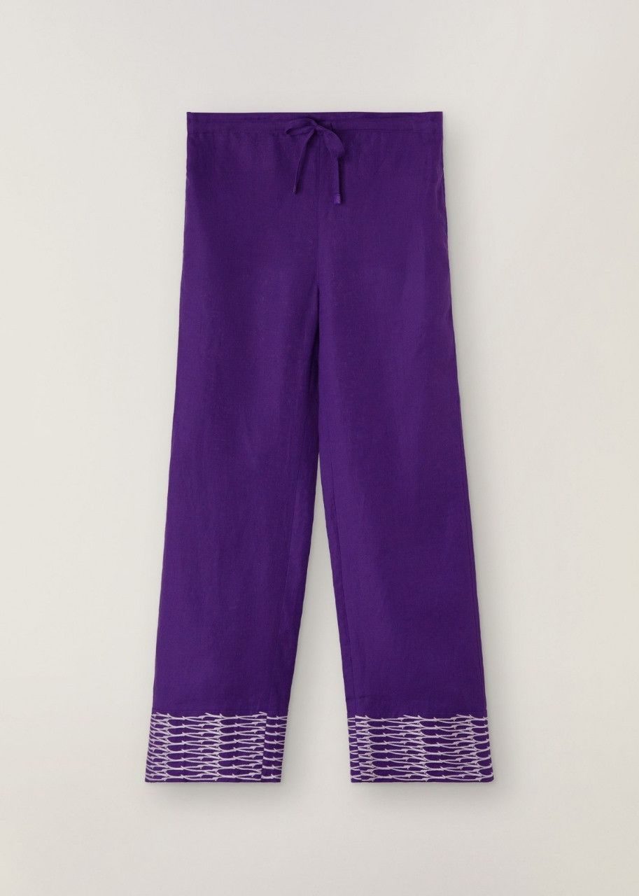 Loro Piana o1srvl11e0424 Trouser in Purple Size 32" / US 10 / IT 46 - 1 Thumbnail