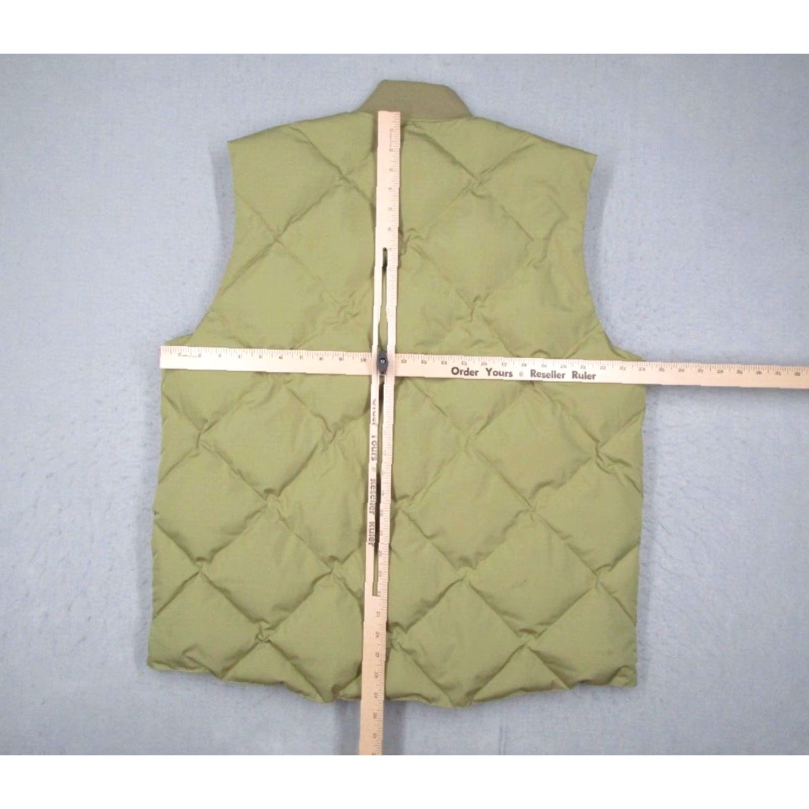 Vintage Arbor Collective Vest Mens Extra Large Green Down Quilted Full Zip Puffer Size US XL / EU 56 / 4 - 5 Thumbnail