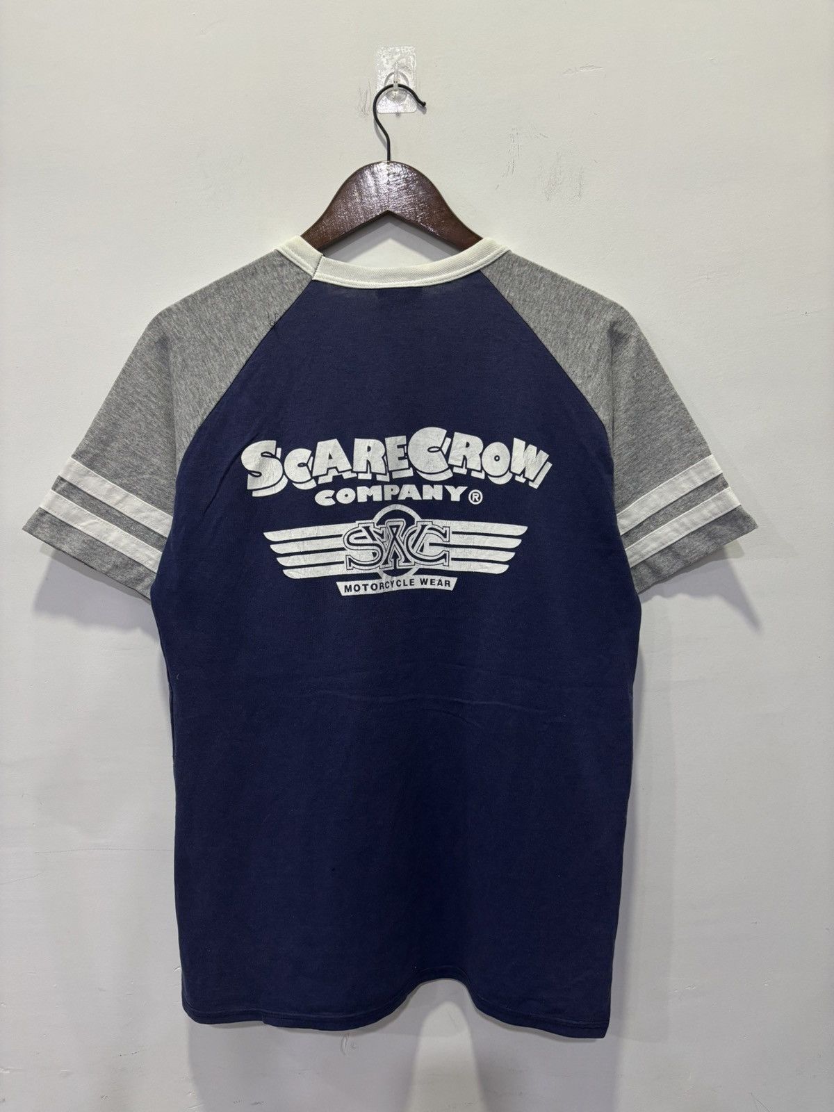 Vintage Vintage Scarecrow Company Motorcycle Tshirt Size US M / EU 48-50 / 2 - 2 Thumbnail