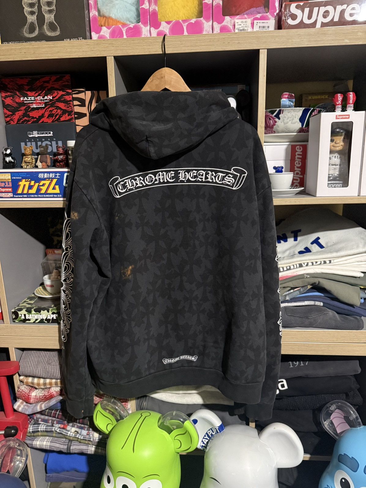 Chrome Hearts Chrome Hearts Black Cross Monogram Hoodie Size US L / EU 52-54 / 3 - 2 Thumbnail