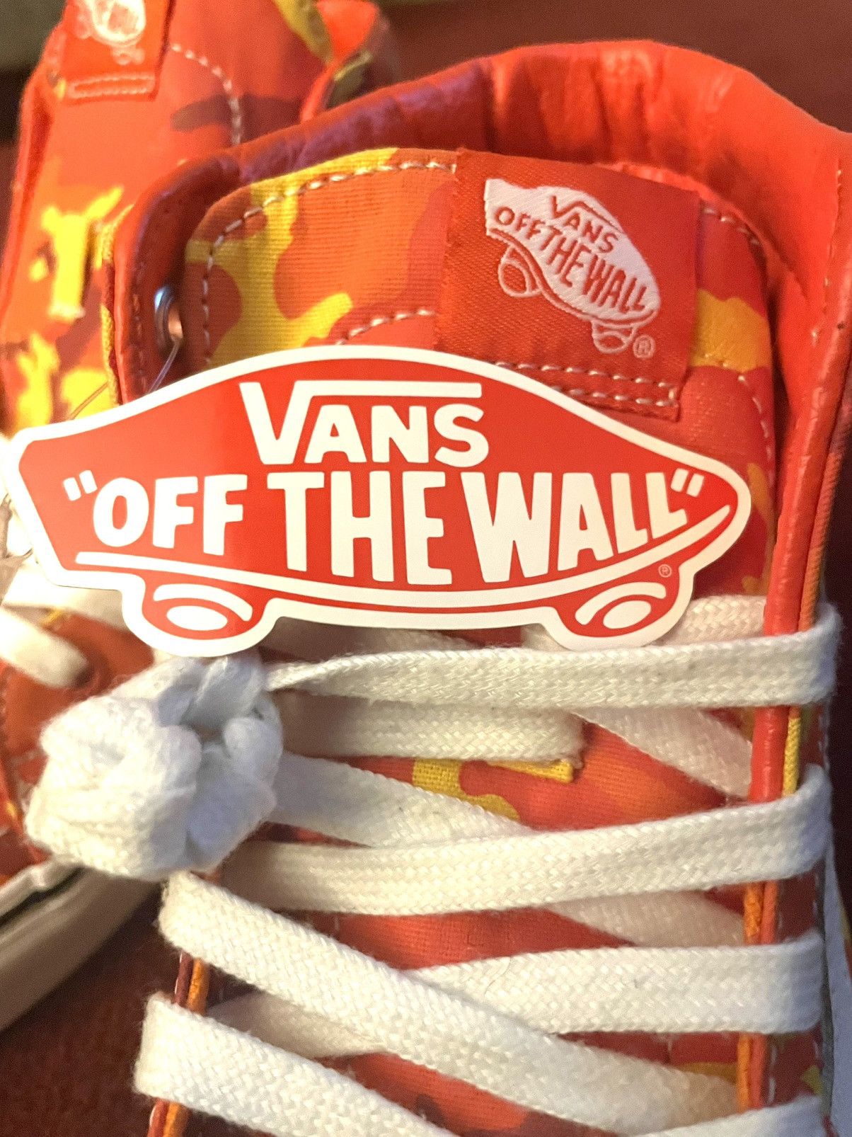 Vans Vans Sk8-Hi Orange Camo Size US 8.5 / EU 41-42 - 8 Thumbnail