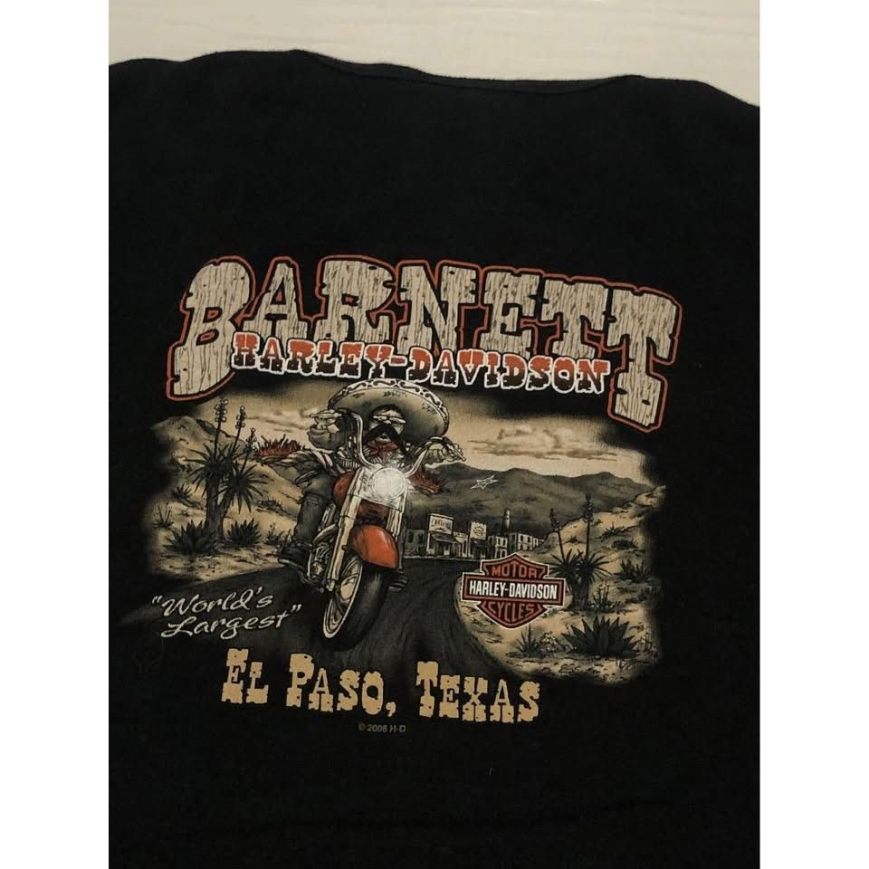 Harley Davidson × Vintage VTG 2006 Harley Davidson Shirt Large Women, Elastic Fabric Size L / US 10 / IT 46 - 2 Thumbnail