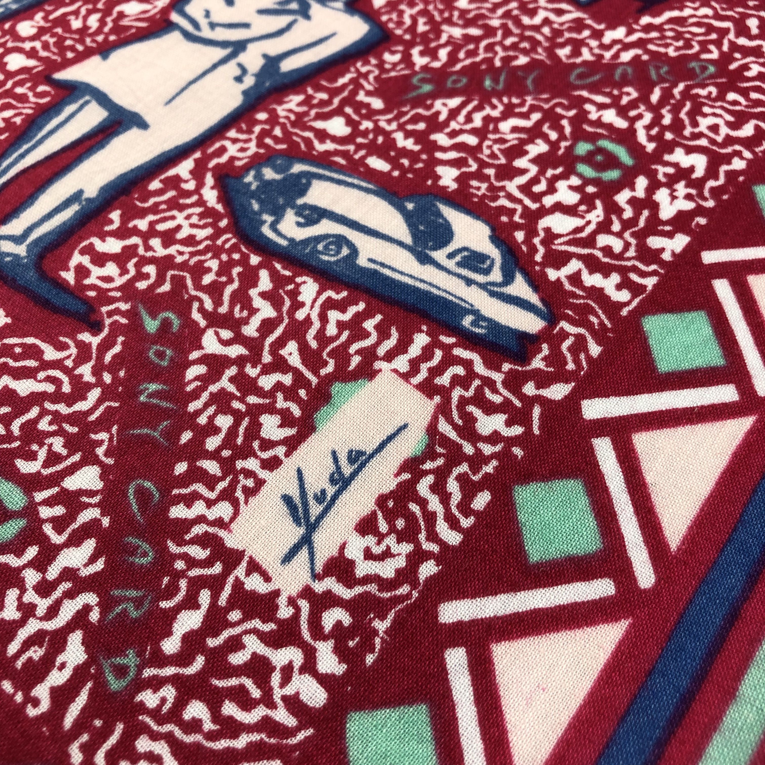 Japanese Brand Yuda Sony Card Handkerchief Neckerchief Bandana H2086 Size ONE SIZE - 5 Thumbnail