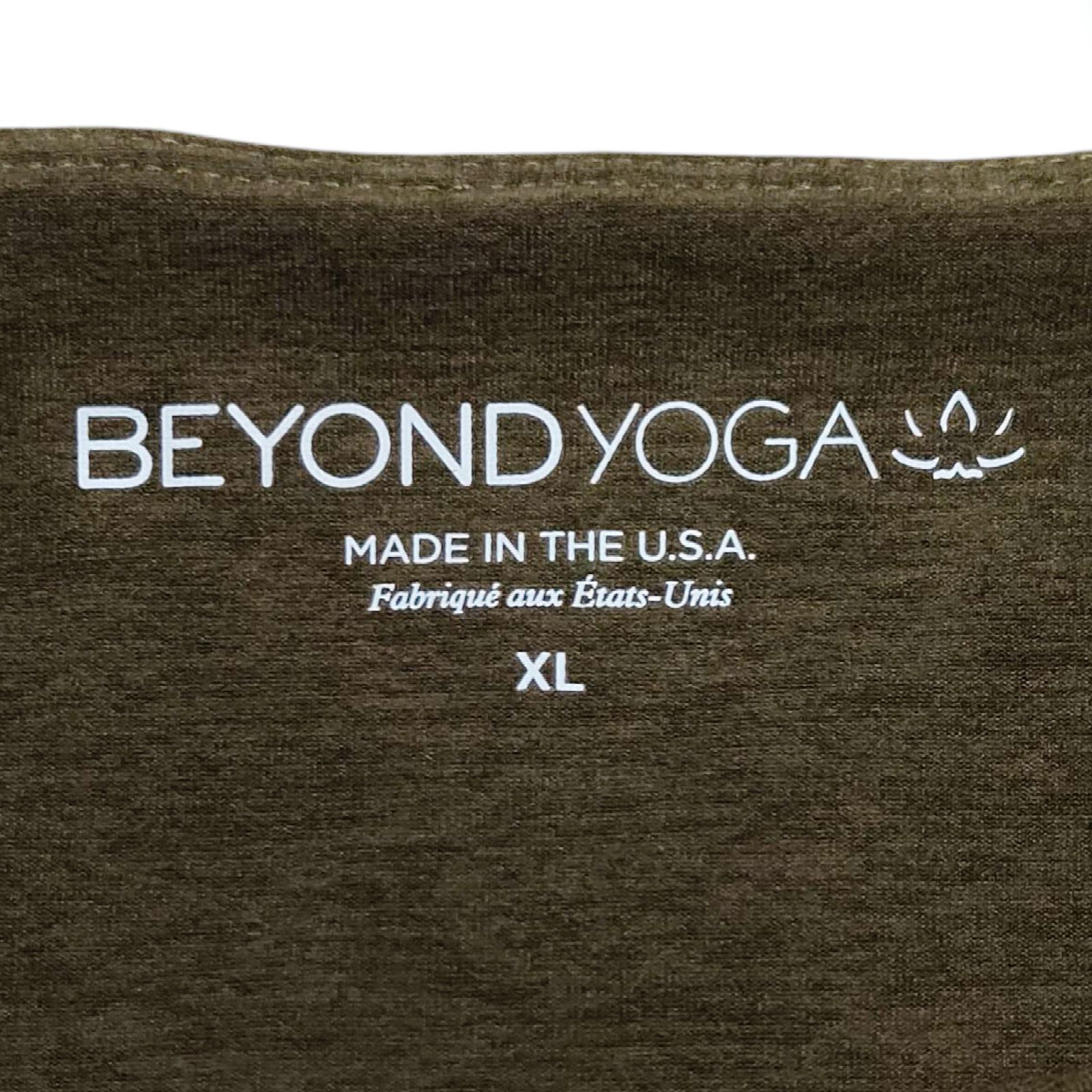 Beyond Yoga NWT Beyond Yoga One Shoulder Cropped Tank Sz. XL 14-16 Olive Size XL / US 12-14 / IT 48-50 - 4 Thumbnail