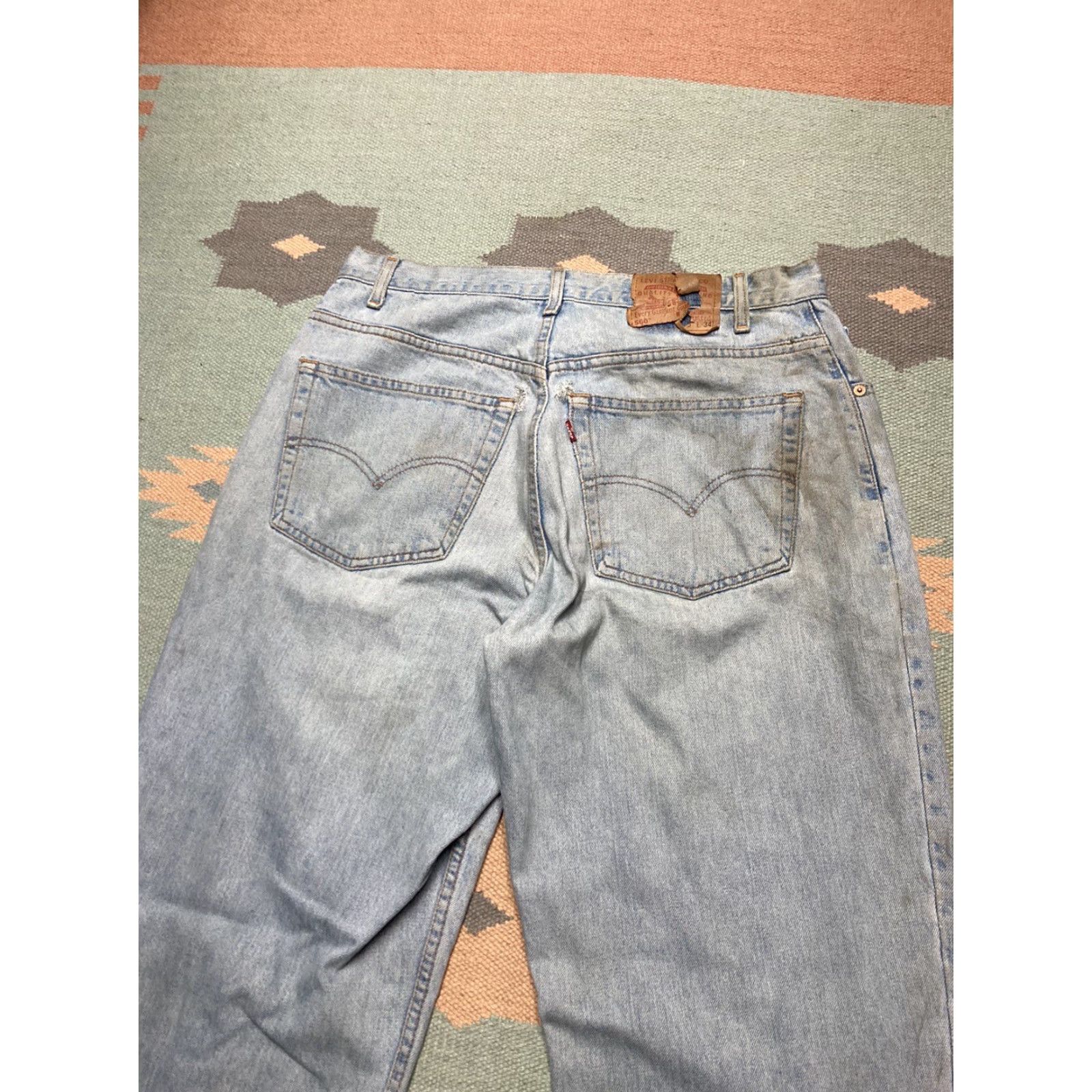 Levi's VINTAGE Levi’s Jeans 560 34x34 Tapered Loose Baggy 90s y2k skater faded grunge Mens Blue jeans Size US 34 / EU 50 - 4 Thumbnail