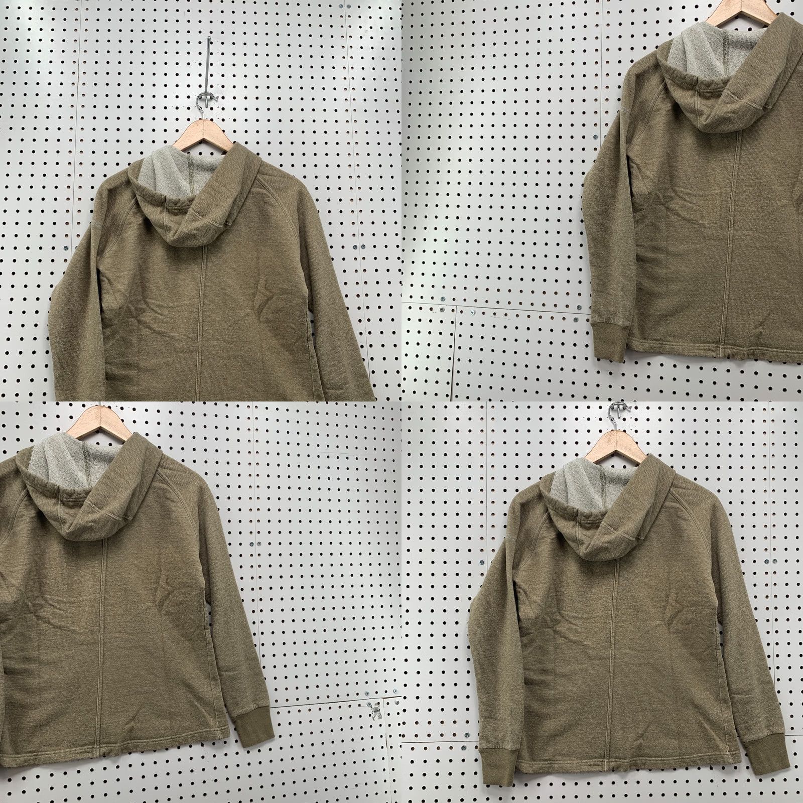 Vintage Columbia Henley Hooded Button Sweatshirt Brown Womens Small Pullover Size S / US 4 / IT 40 - 9 Thumbnail