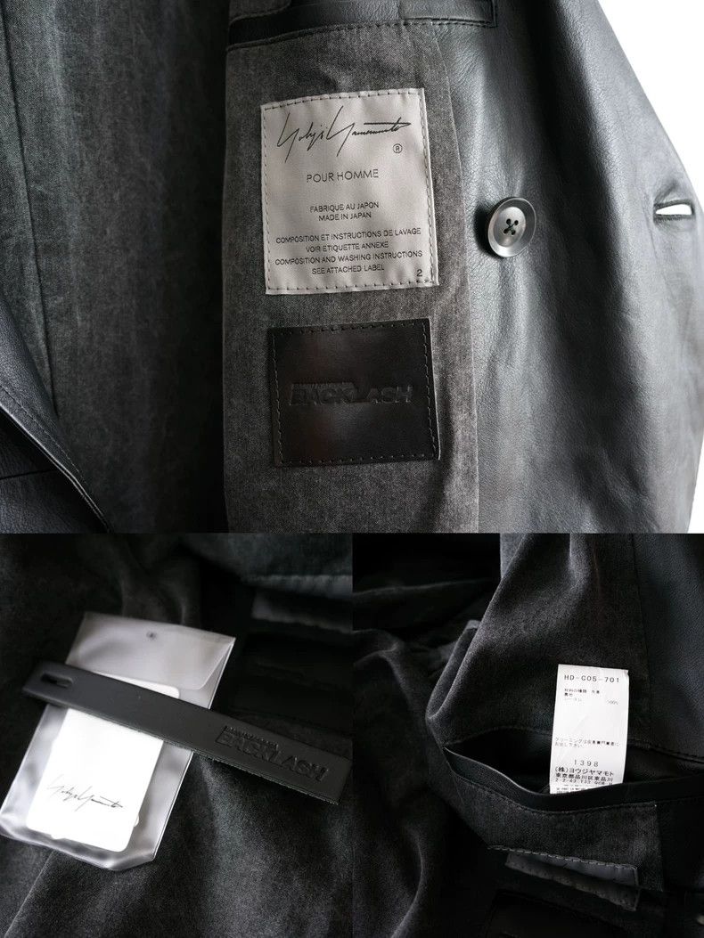 Yohji Yamamoto Yohji Yamamoto21SS Katayama Isamu Co-branded Hooded Leather Size US M / EU 48-50 / 2 - 8 Thumbnail