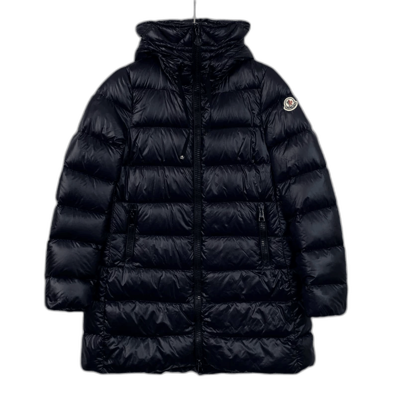 Moncler Moncler Suyen Hooded Down Jacket with Logo Size US XXS / EU 40 - 1 Thumbnail
